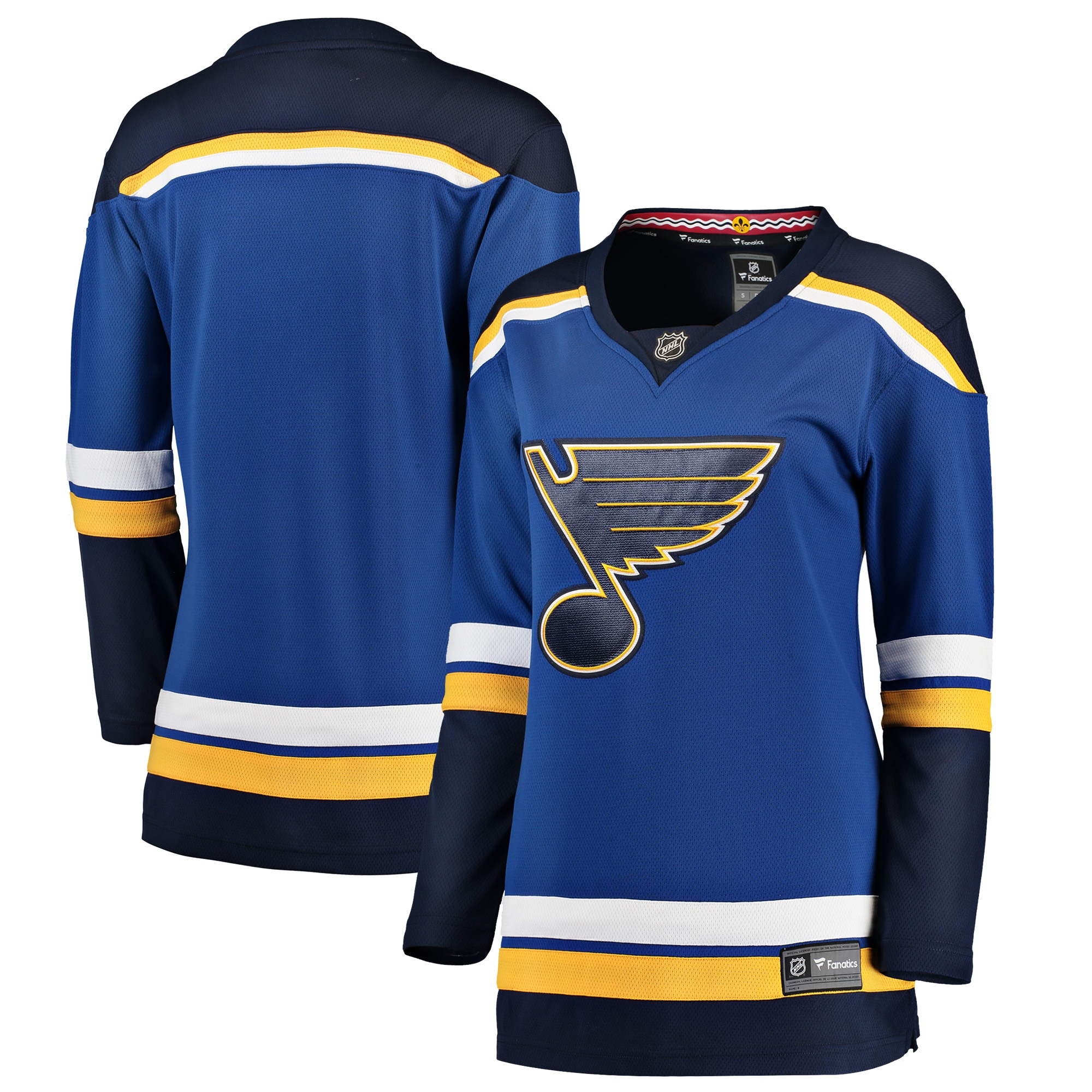 Women's St. Louis Blues Blue Breakaway Home Jersey - JS717 