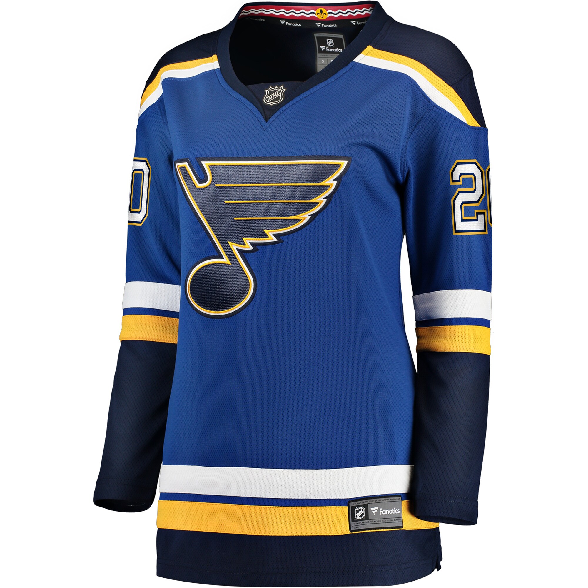 Alternative view of Women's St. Louis Blues Brandon Saad Blue Home Breakaway Player Jersey - JS803 