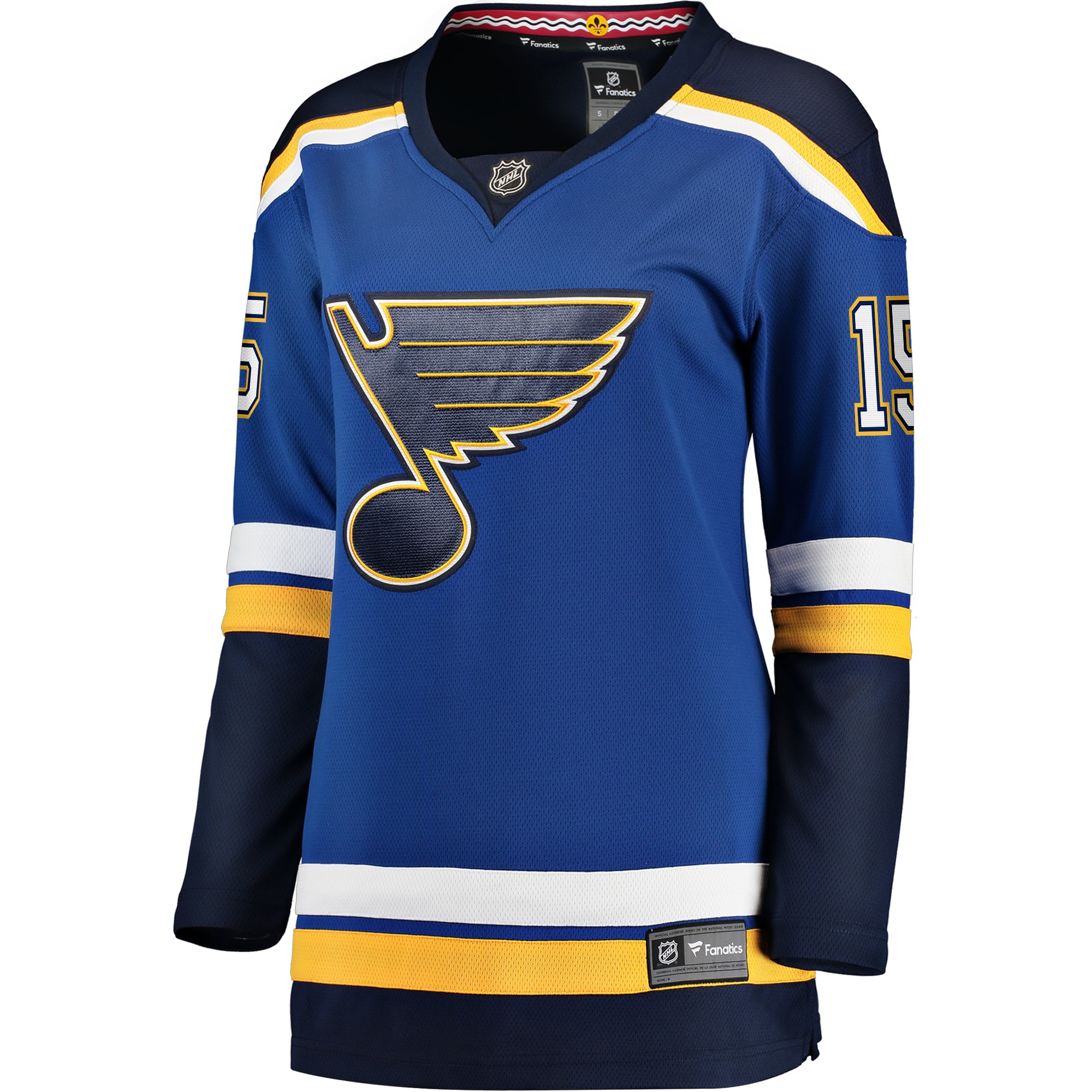 Alternative view of Women's St. Louis Blues Jakub Vrana Blue Home Breakaway Jersey - JS498 