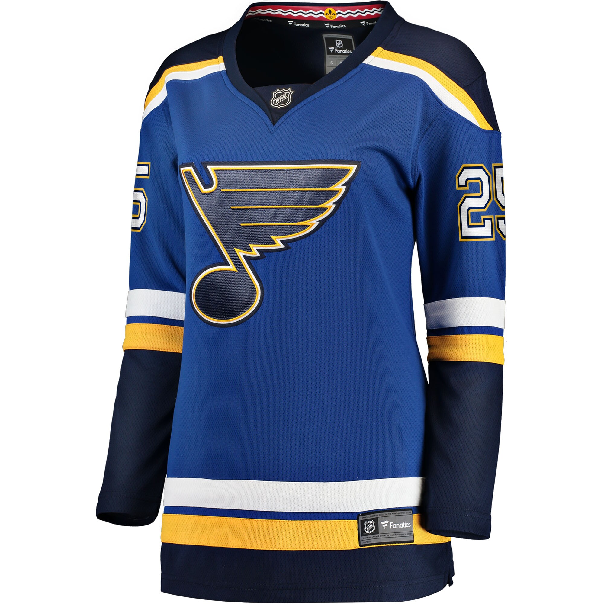 Alternative view of Women's St. Louis Blues Jordan Kyrou Blue Home Breakaway Player Jersey - JS681 