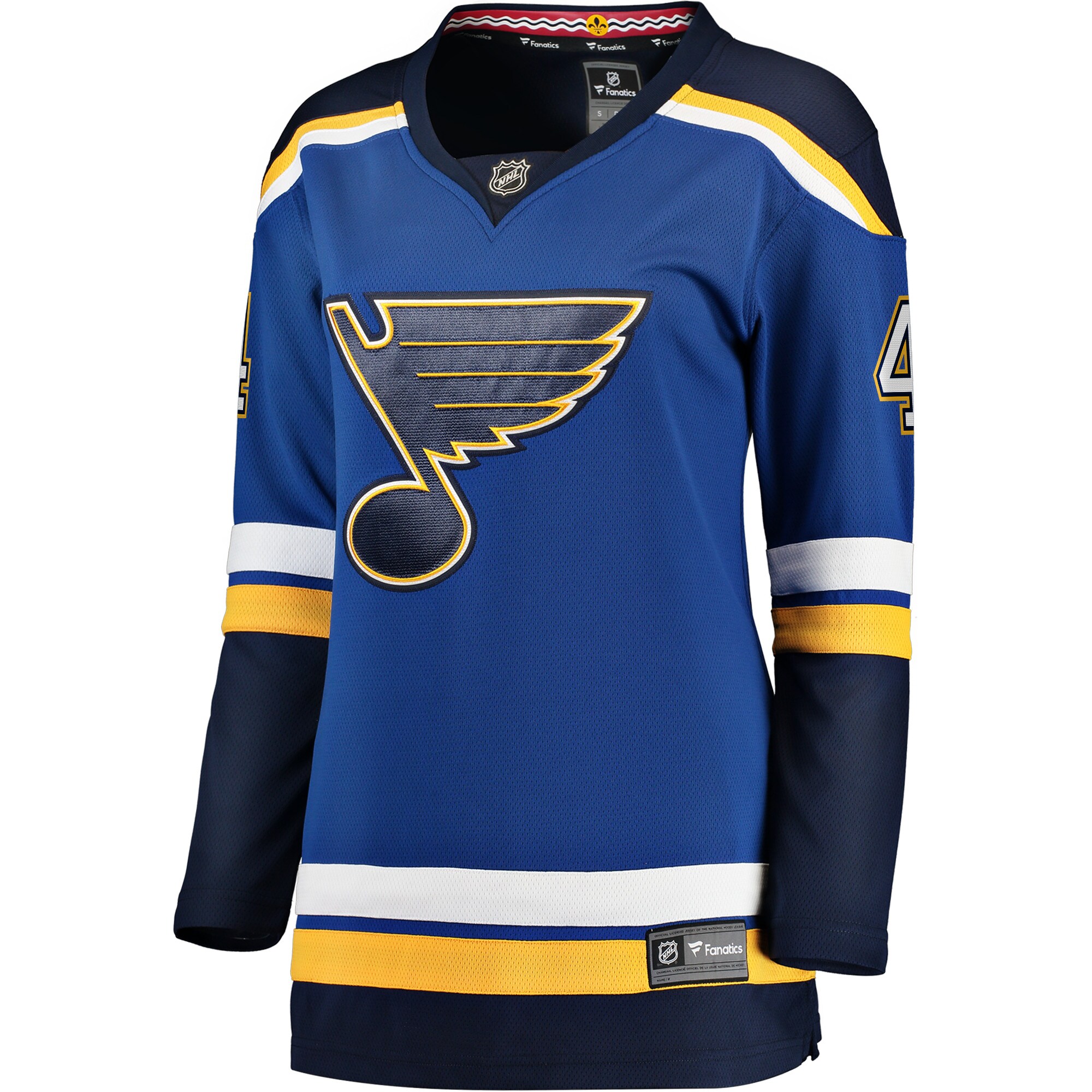 Alternative view of Women's St. Louis Blues Nick Leddy Blue Home Breakaway Player Jersey - JS711 