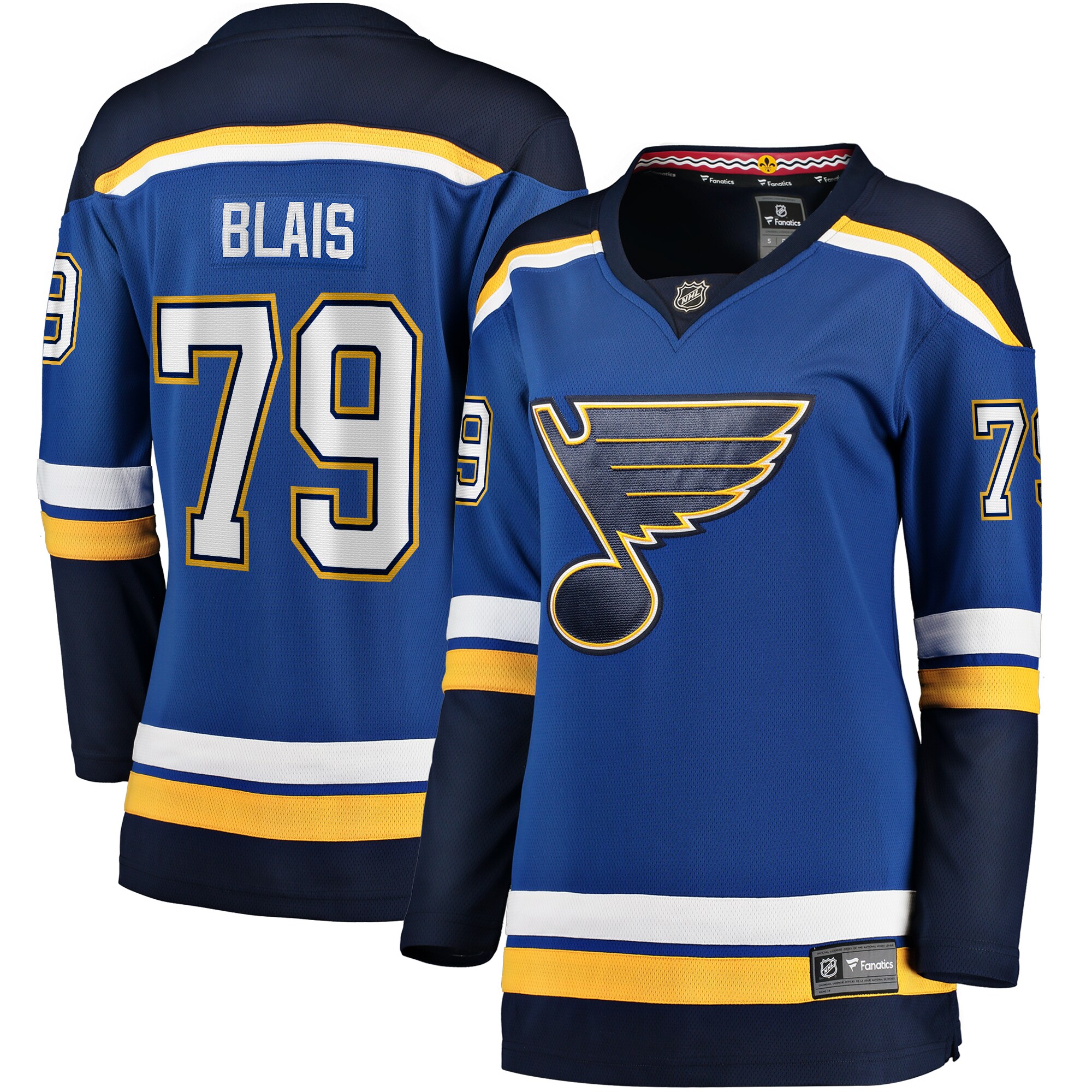 Women's St. Louis Blues Sammy Blais Blue Home Breakaway Jersey - JS608 