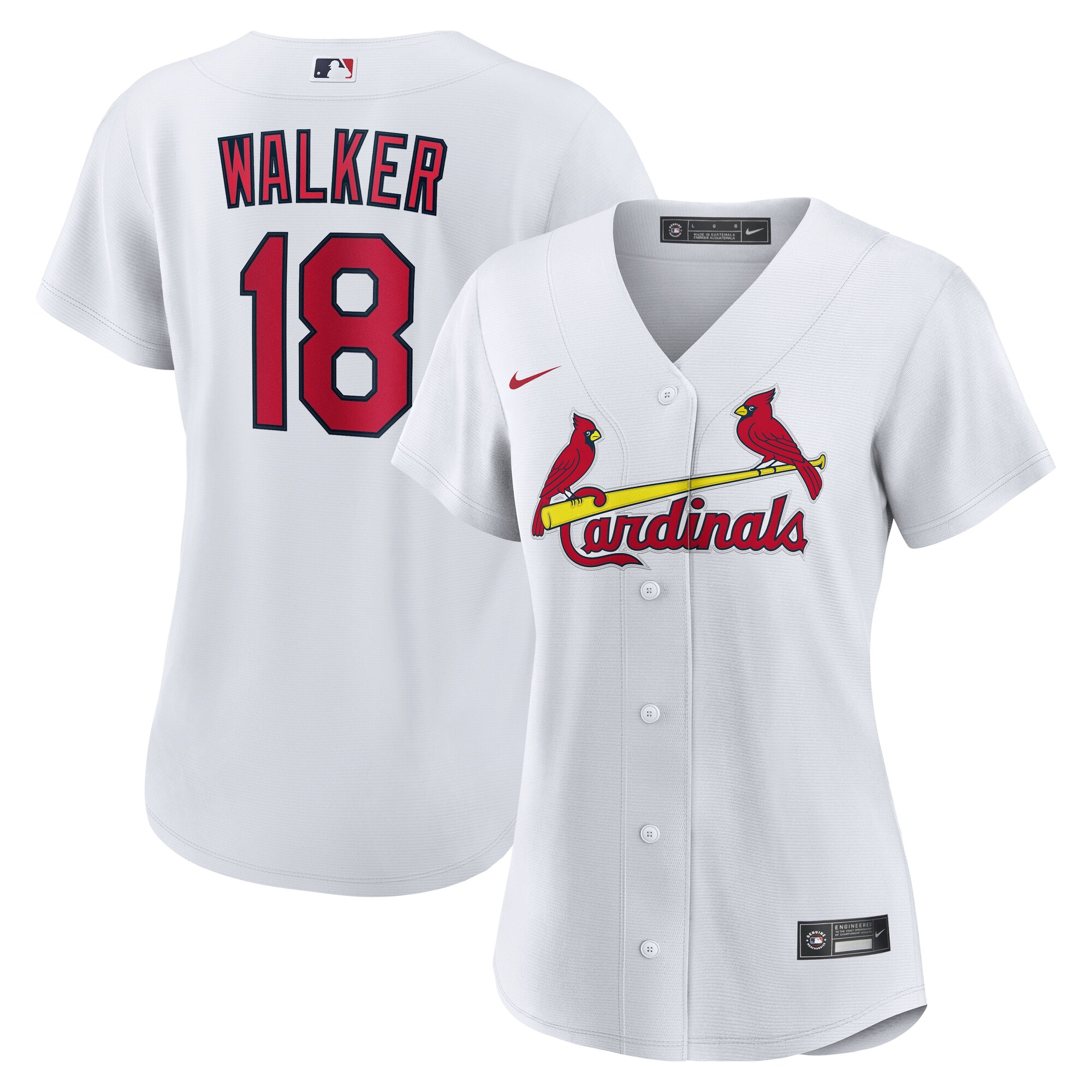 Women's St. Louis Cardinals Jordan Walker White Home Jersey 