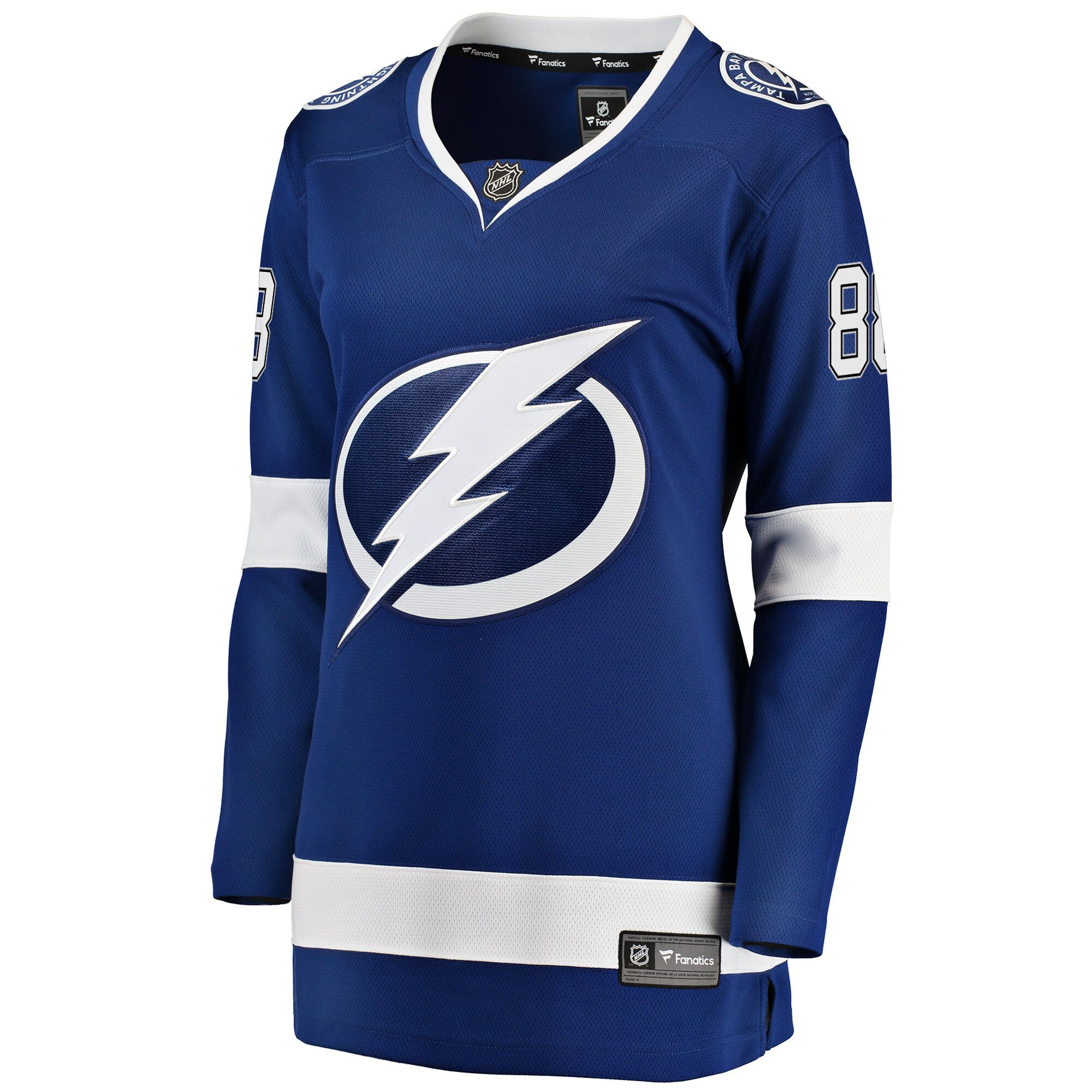 Alternative view of Women's Tampa Bay Lightning Andrei Vasilevskiy Blue Premier Breakaway Player Jersey - JS497 