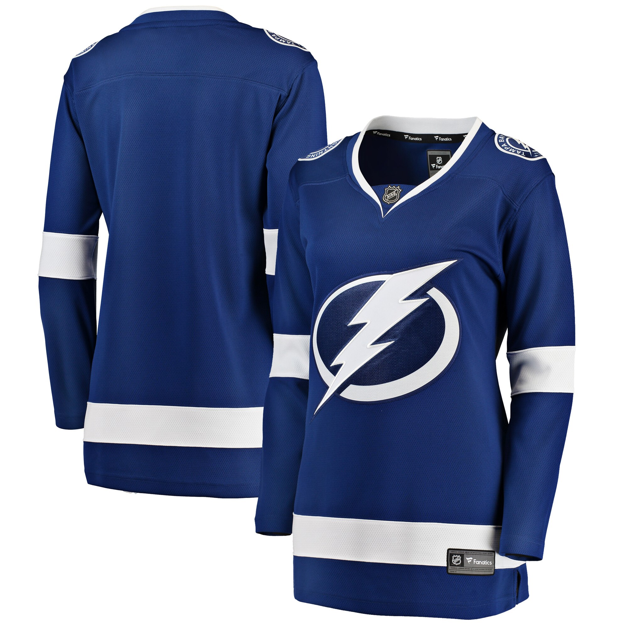 Women's Tampa Bay Lightning Blue Breakaway Home Jersey - JS576 
