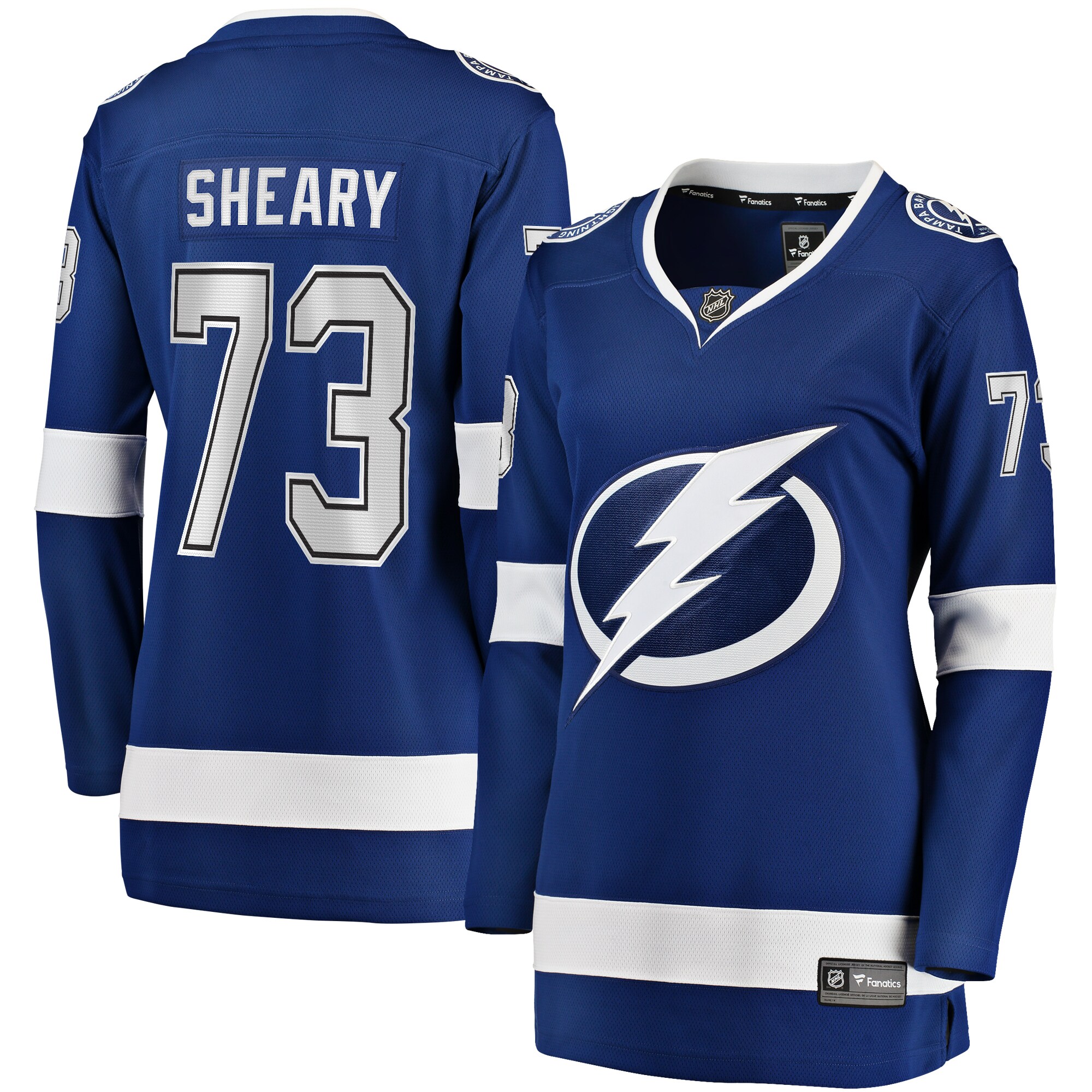 Women's Tampa Bay Lightning Conor Sheary Blue Home Breakaway Player Jersey - JS462 