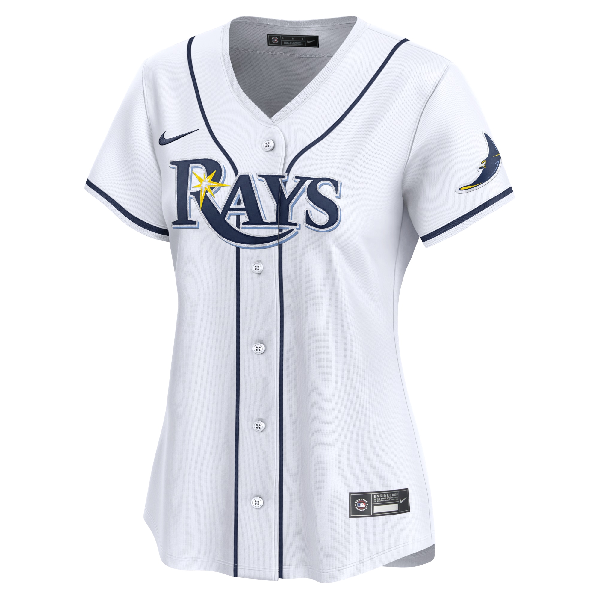 Alternative view of Women's Tampa Bay Rays Randy Arozarena White Home Limited Player Jersey - JS440 