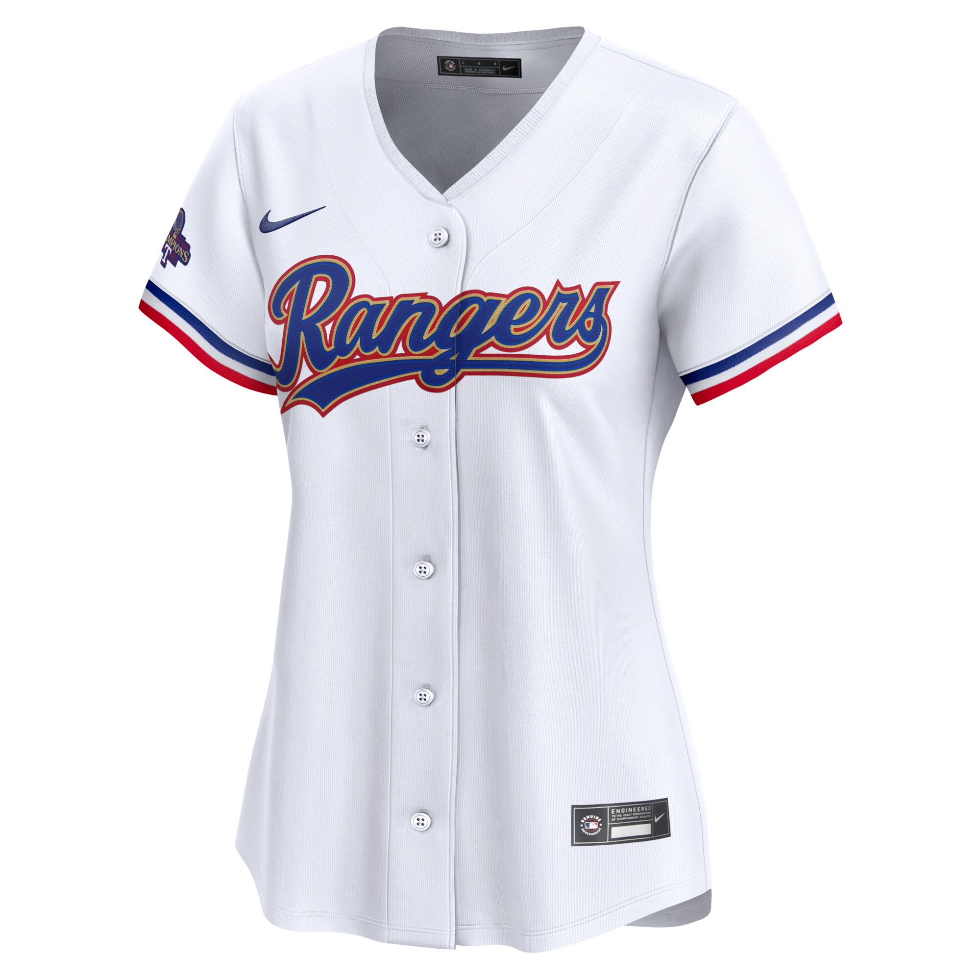 Alternative view of Women's Texas Rangers Jonah Heim White 2024 Gold Collection Limited Player Jersey - JS957 