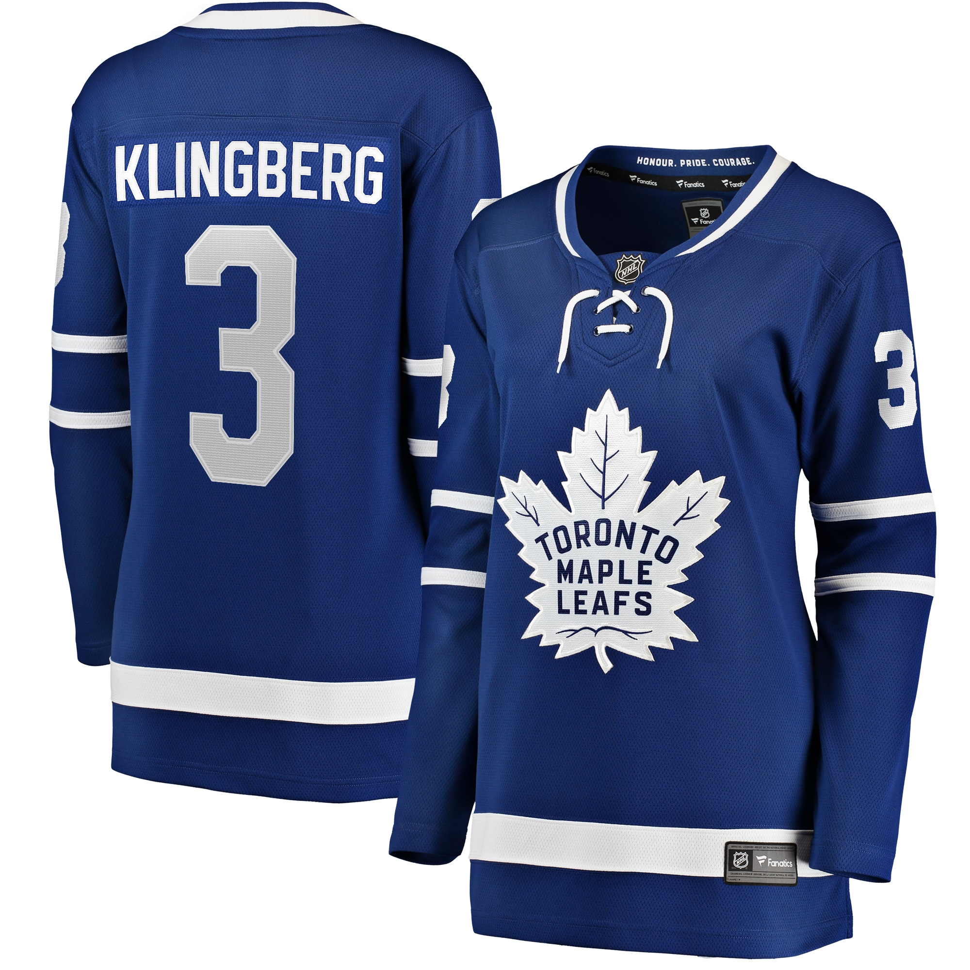 Women's Toronto Maple Leafs John Klingberg Blue Home Breakaway Player Jersey - JS217 
