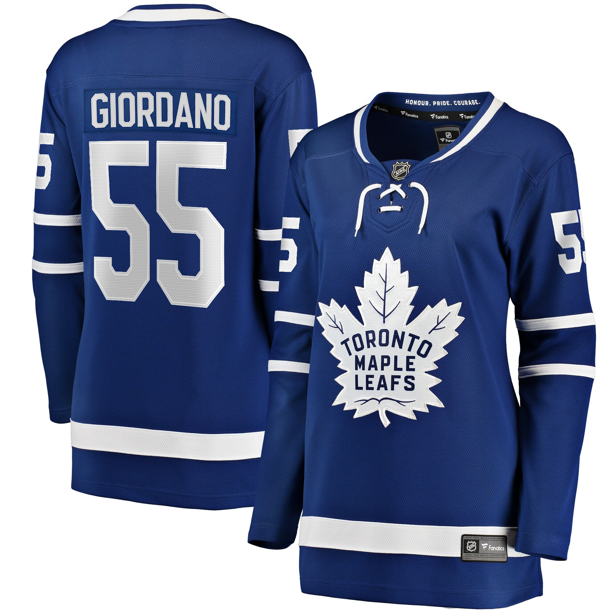 Women's Toronto Maple Leafs Mark Giordano Blue Home Breakaway Player Jersey - JS815 