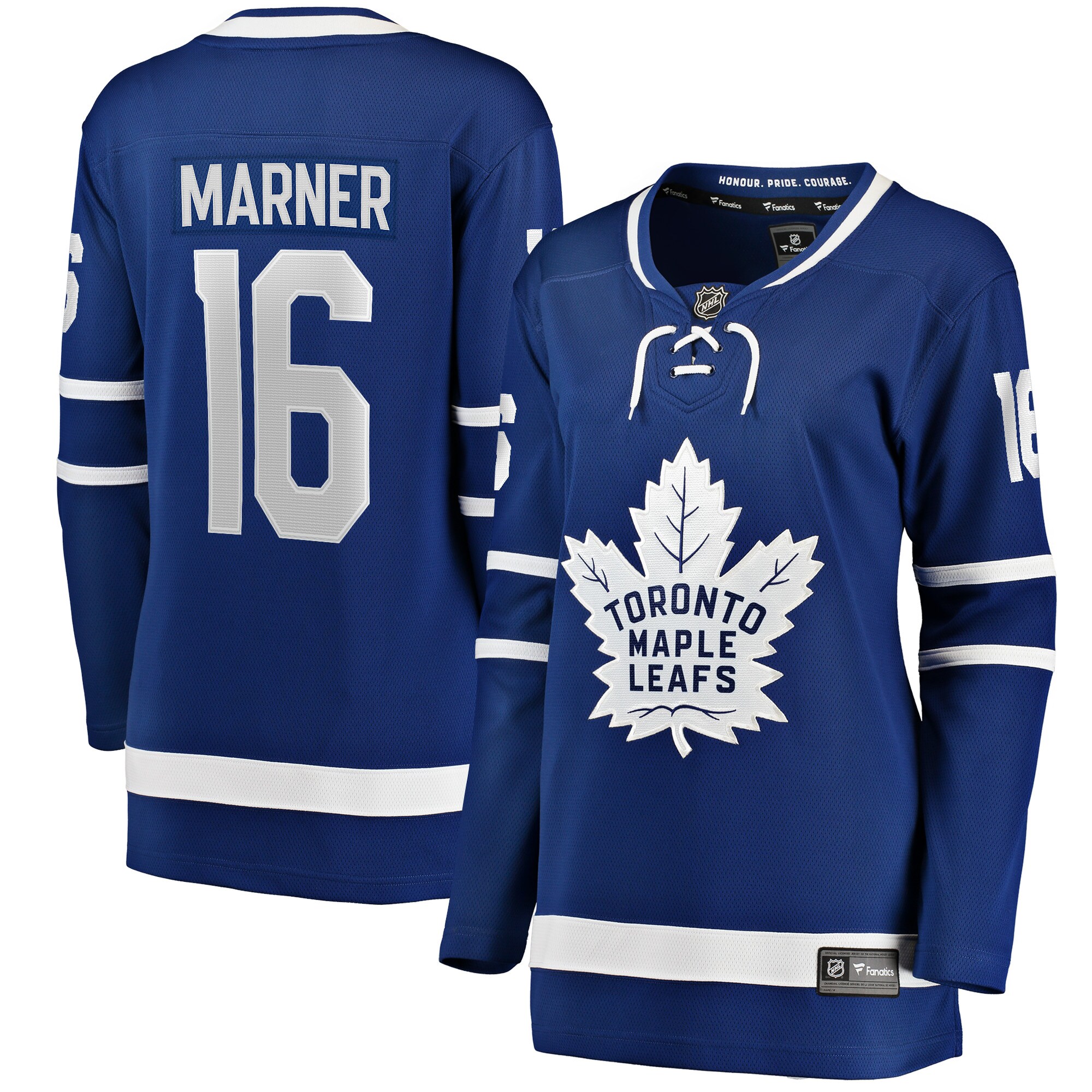 Women's Toronto Maple Leafs Mitchell Marner Blue Home Premier Breakaway Player Jersey - JS956 