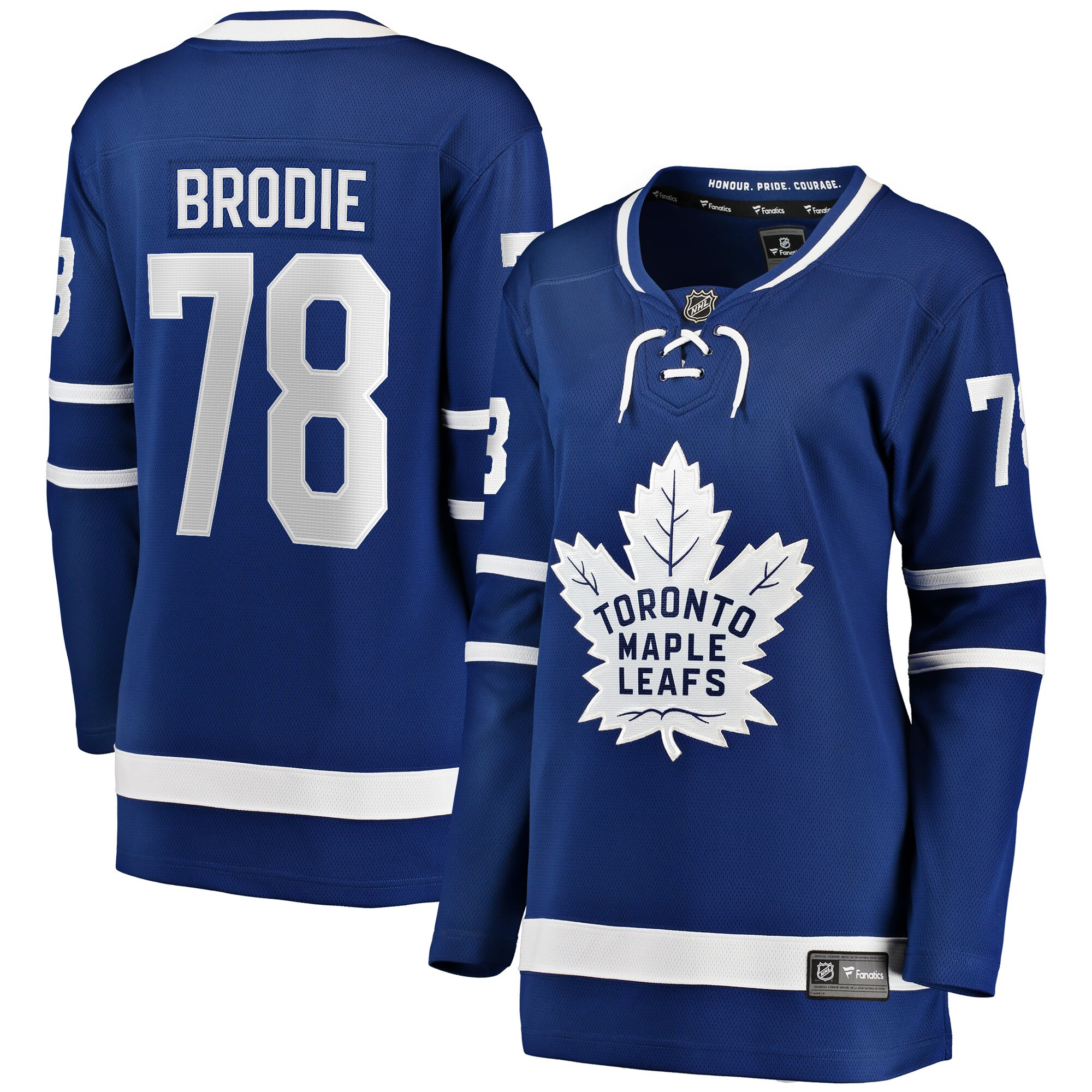 Women's Toronto Maple Leafs TJ Brodie Blue Breakaway Player Jersey - JS977 