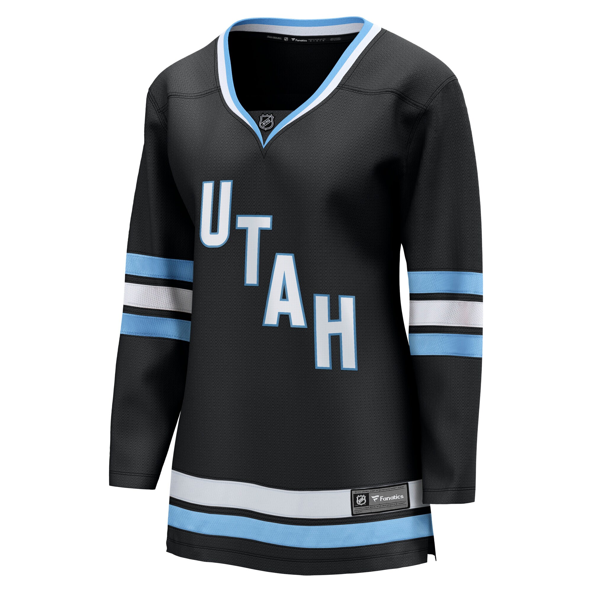 Alternative view of Women's Utah Hockey Club Black Premier Breakaway Home Jersey - JS686 