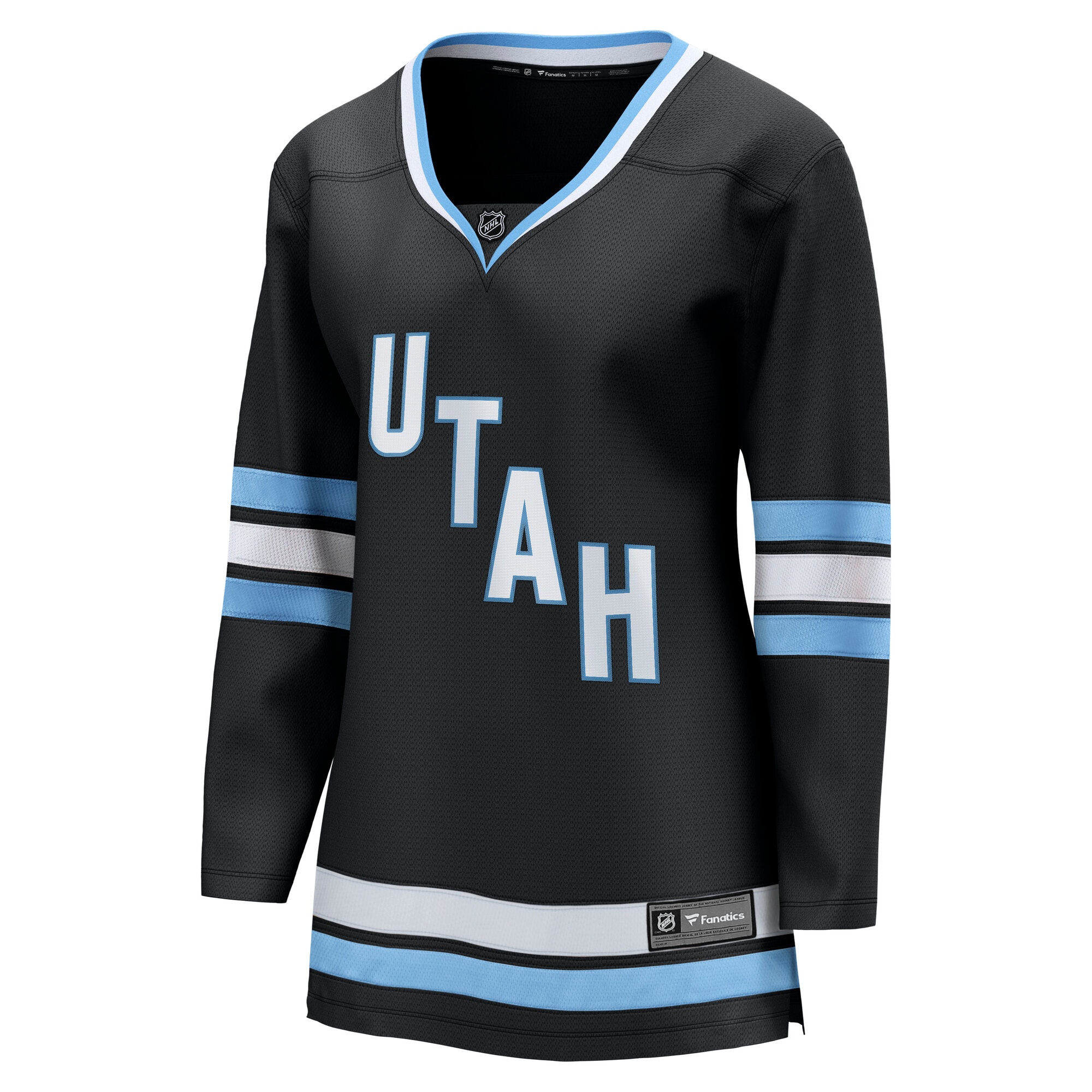 Alternative view of Women's Utah Hockey Club Black Premier Breakaway Home Jersey - JS950 