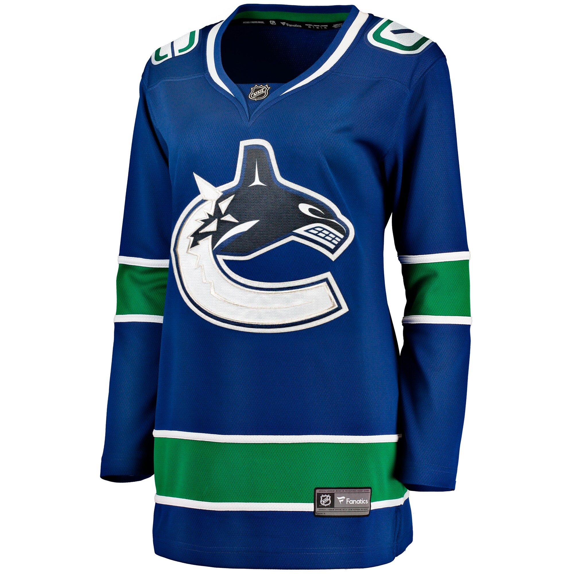Alternative view of Women's Vancouver Canucks Blue Premier Breakaway Jersey - JS244 