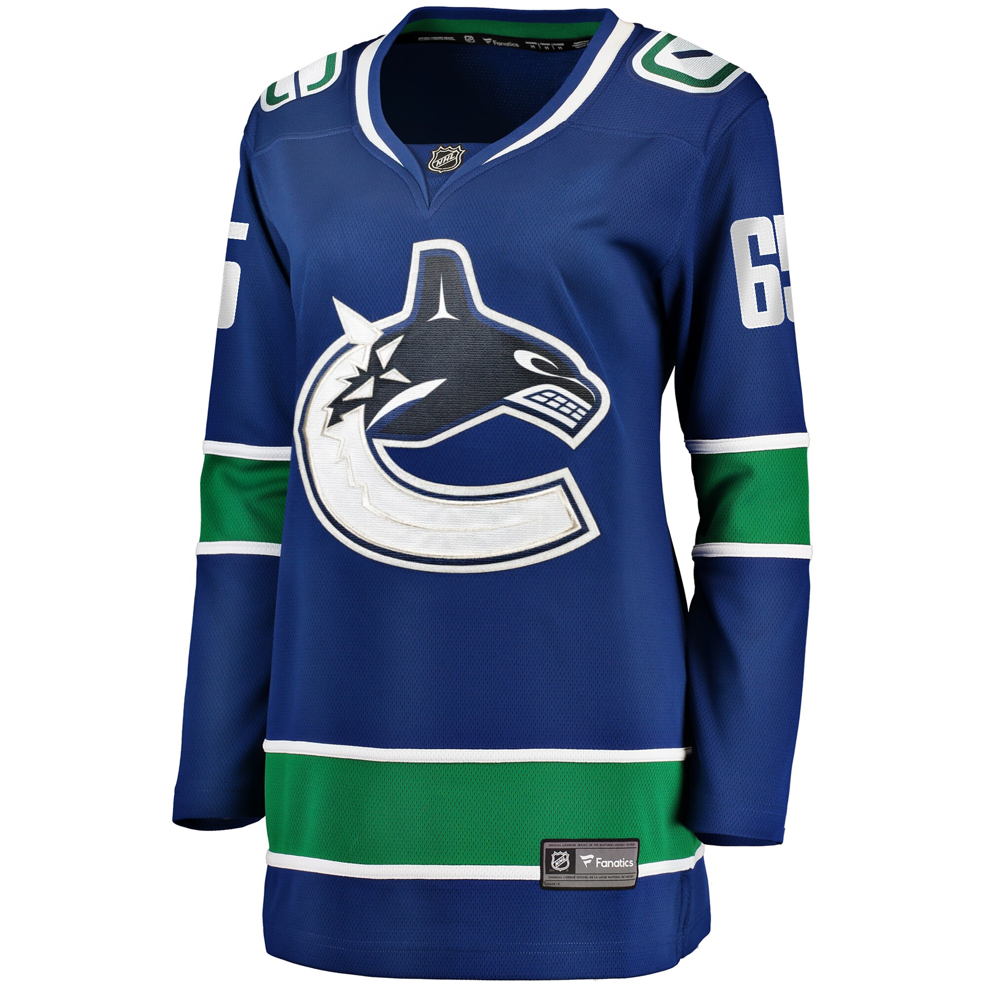 Alternative view of Women's Vancouver Canucks Ilya Mikheyev Blue Home Breakaway Player Jersey - JS932 