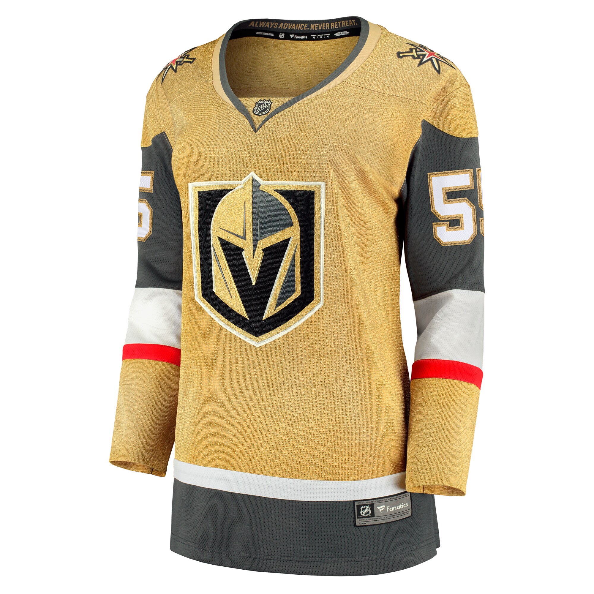 Alternative view of Women's Vegas Golden Knights Keegan Kolesar Gold Alternate Breakaway Player Jersey - JS528 