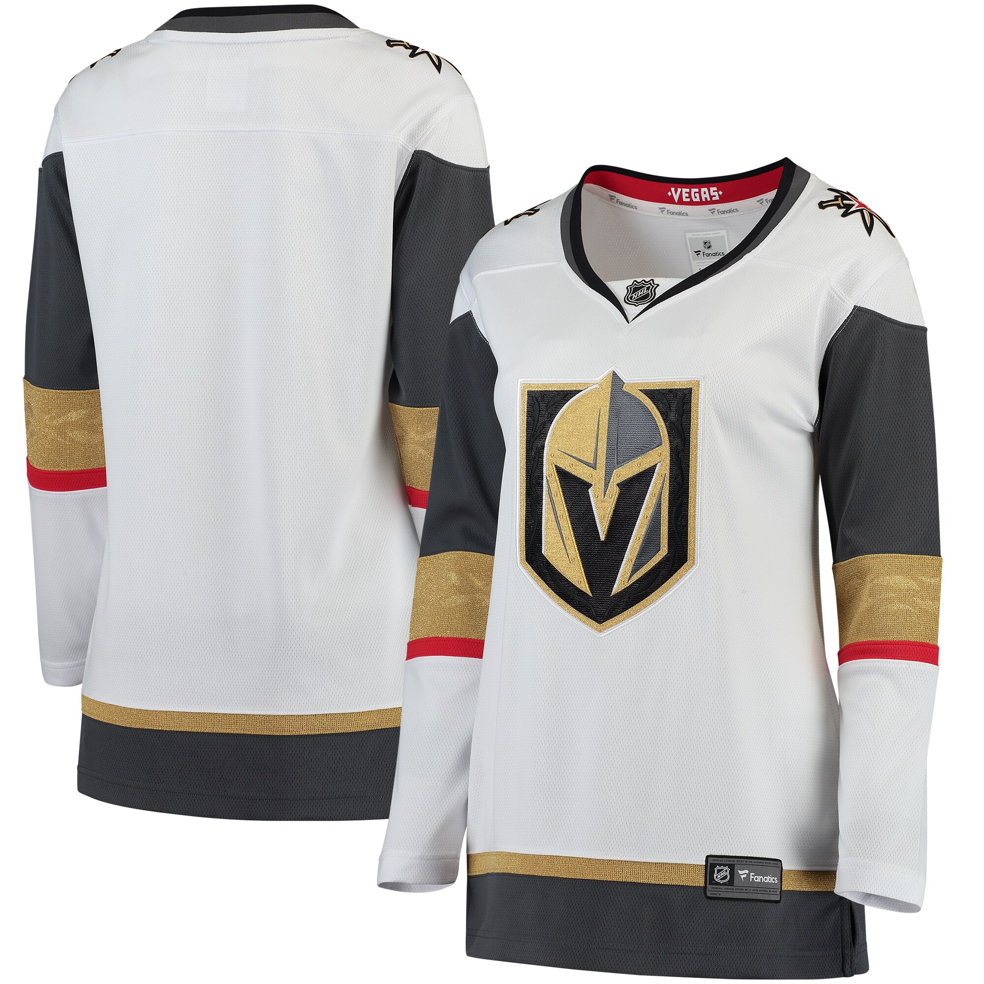 Women's Vegas Golden Knights White Away Breakaway Jersey - JS616 