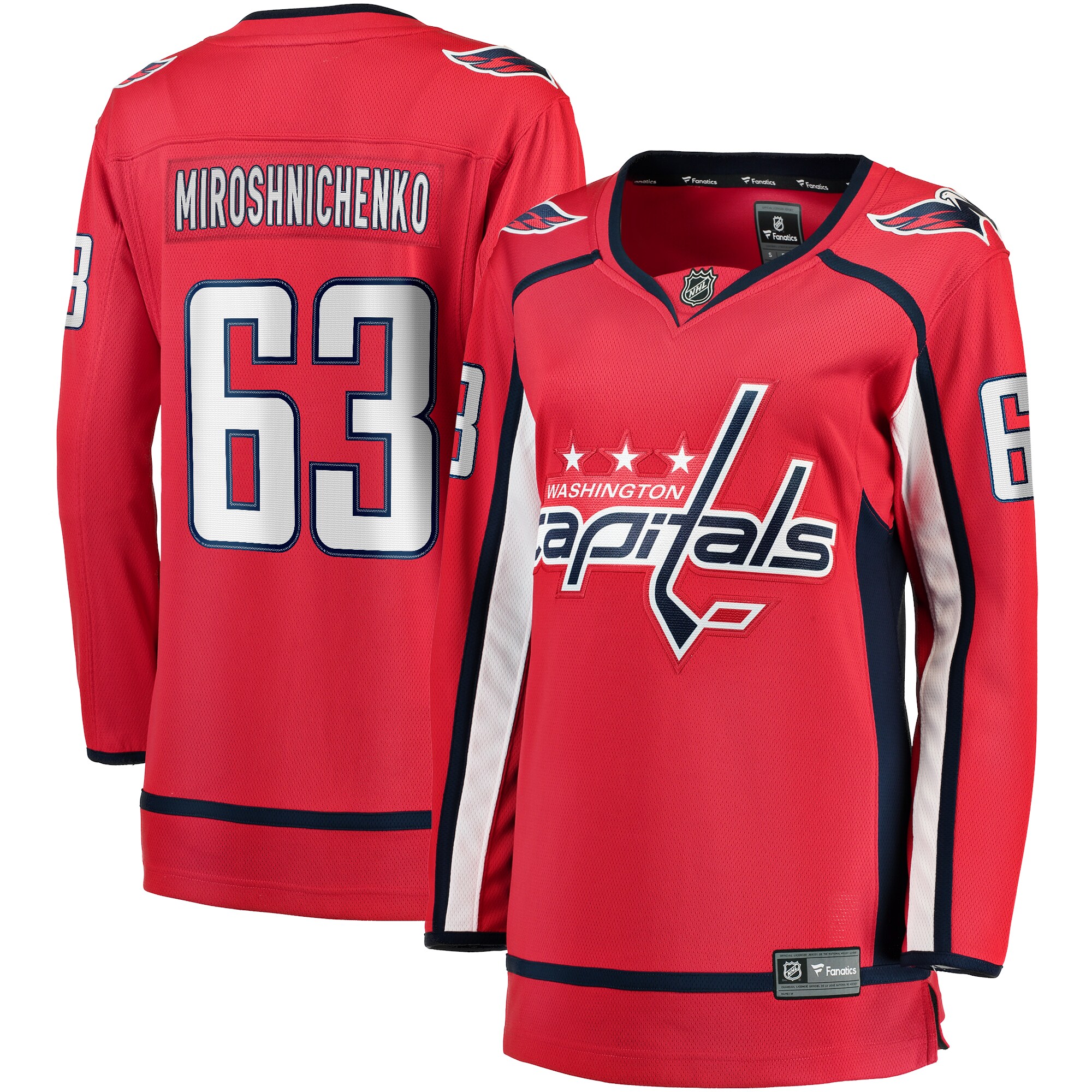 Women's Washington Capitals Ivan Miroshnichenko Red Home Premier Breakaway Player Jersey - JS783 