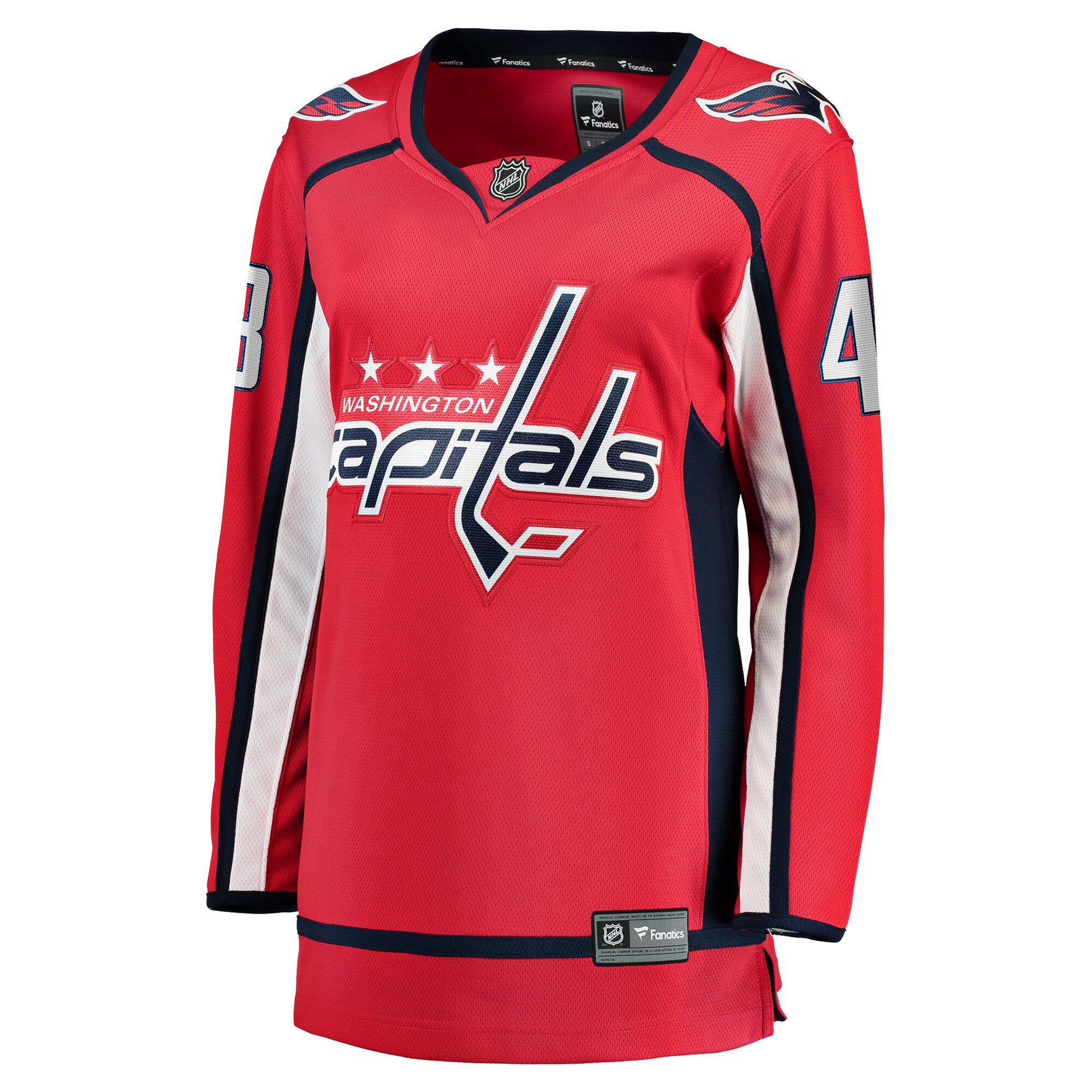 Alternative view of Women's Washington Capitals Logan Thompson Red Home Premier Breakaway Player Jersey - JS533 