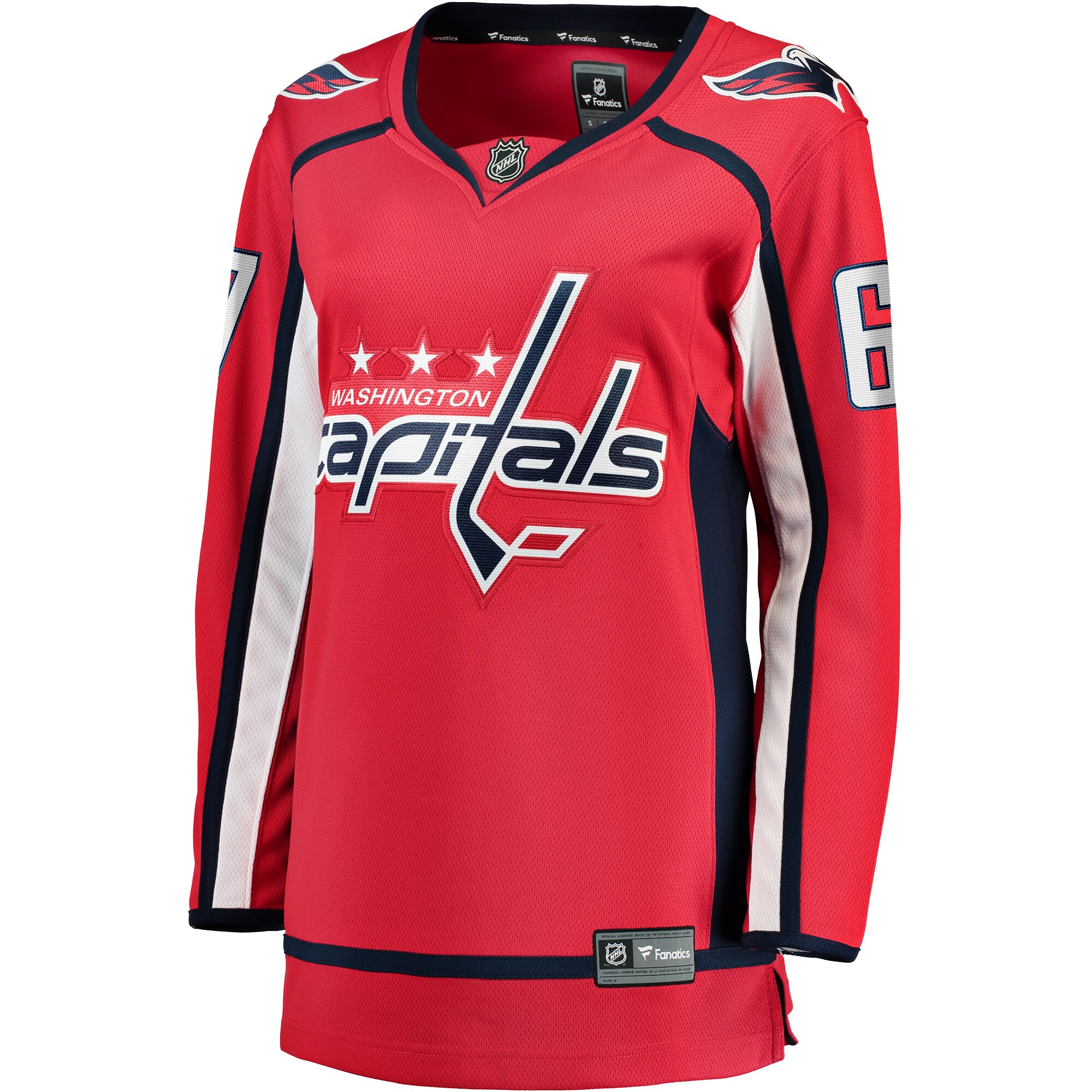 Alternative view of Women's Washington Capitals Max Pacioretty Red Home Breakaway Player Jersey - JS453 