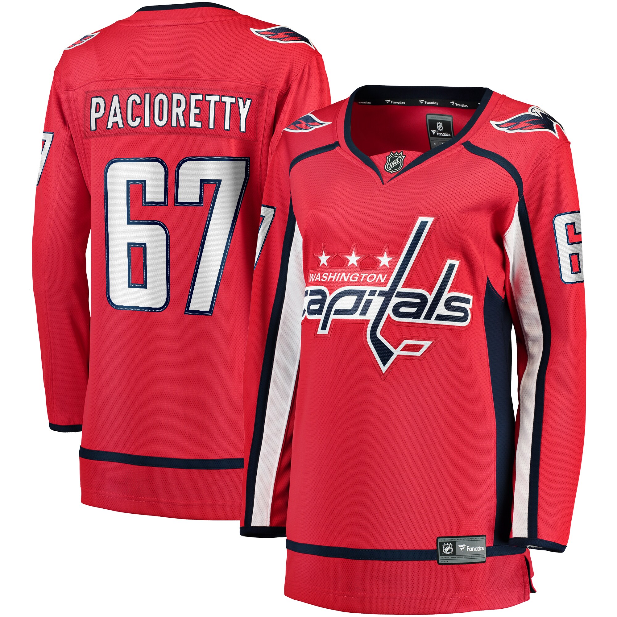 Women's Washington Capitals Max Pacioretty Red Home Breakaway Player Jersey - JS453 