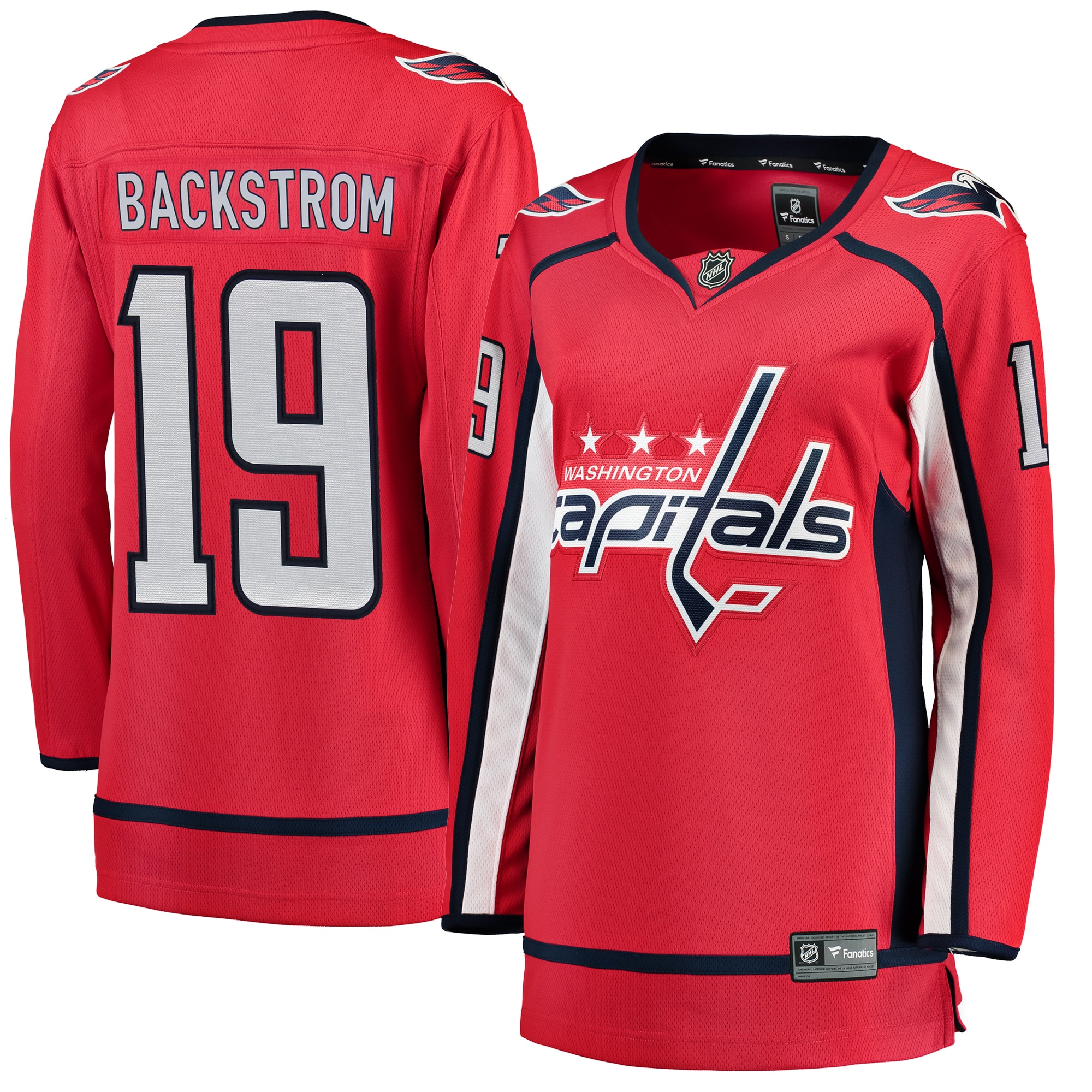 Women's Washington Capitals Nicklas Backstrom Red Home Breakaway Player Jersey - JS893 