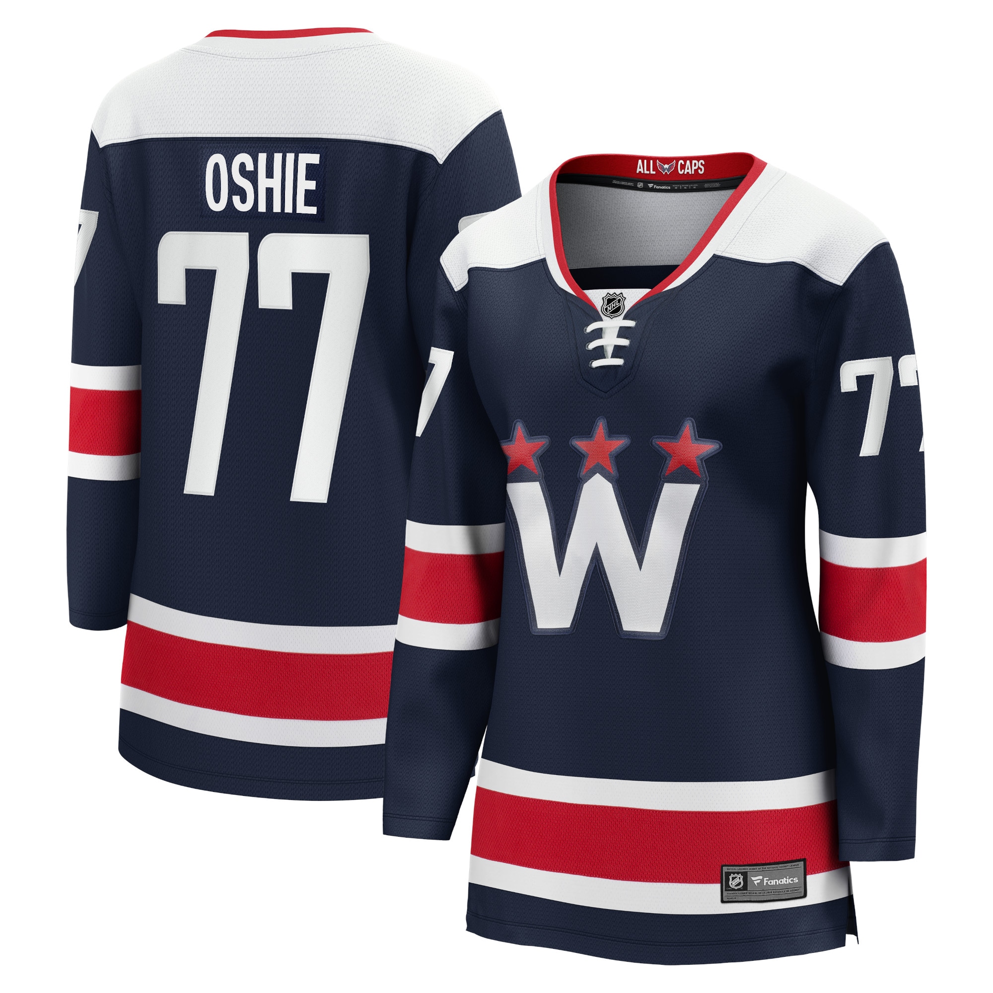 Women's Washington Capitals TJ Oshie Navy Alternate Premier Breakaway Player Jersey - JS914 