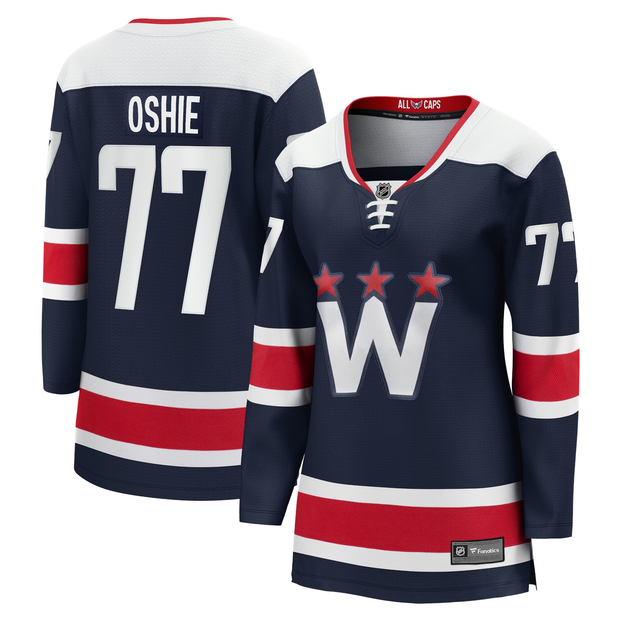 Women's Washington Capitals TJ Oshie Navy Alternate Premier Breakaway Player Jersey - JS975 
