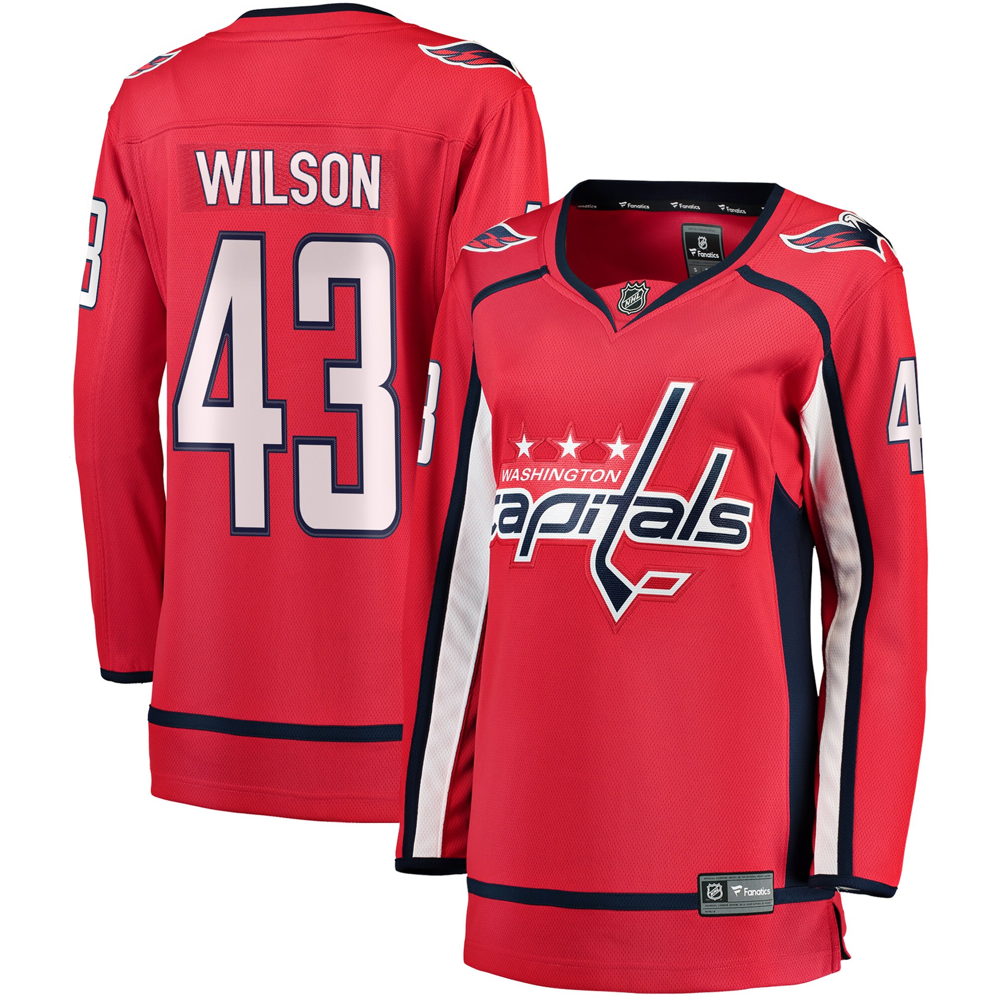 Women's Washington Capitals Tom Wilson Red Home Premier Breakaway Player Jersey - JS326 