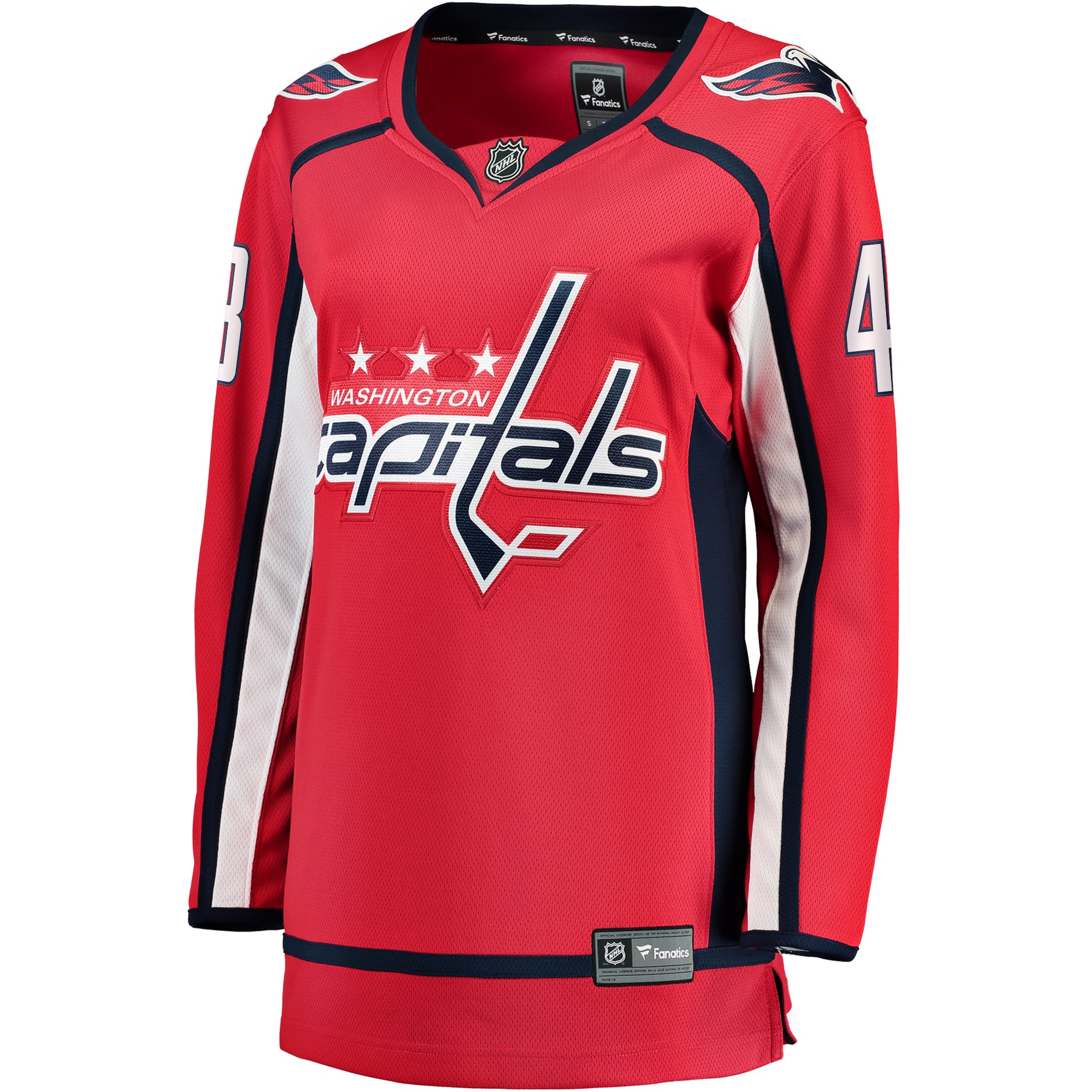 Alternative view of Women's Washington Capitals Tom Wilson Red Home Premier Breakaway Player Jersey - JS630 