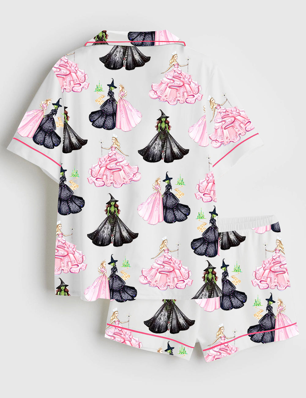 Alternative view of Women's Wicked Print Satin Pajama Set