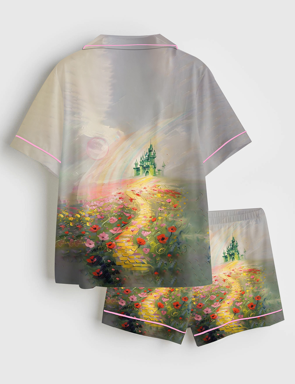 Alternative view of Women's Wicked Wizard Of Oz Short Sleeve Satin Pajama Set