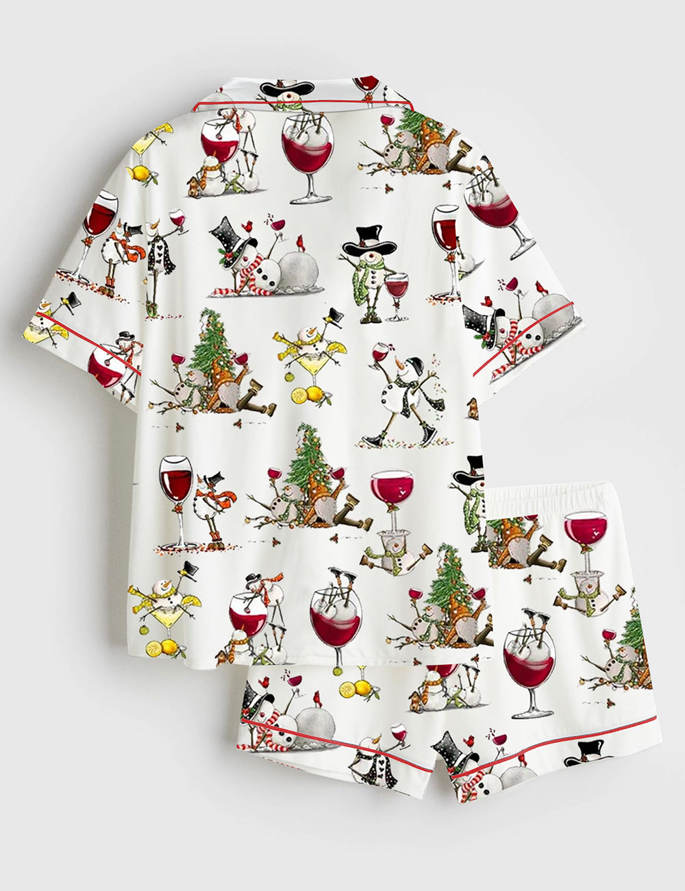 Alternative view of Women's Winey Snowman Christmas Pajama Set