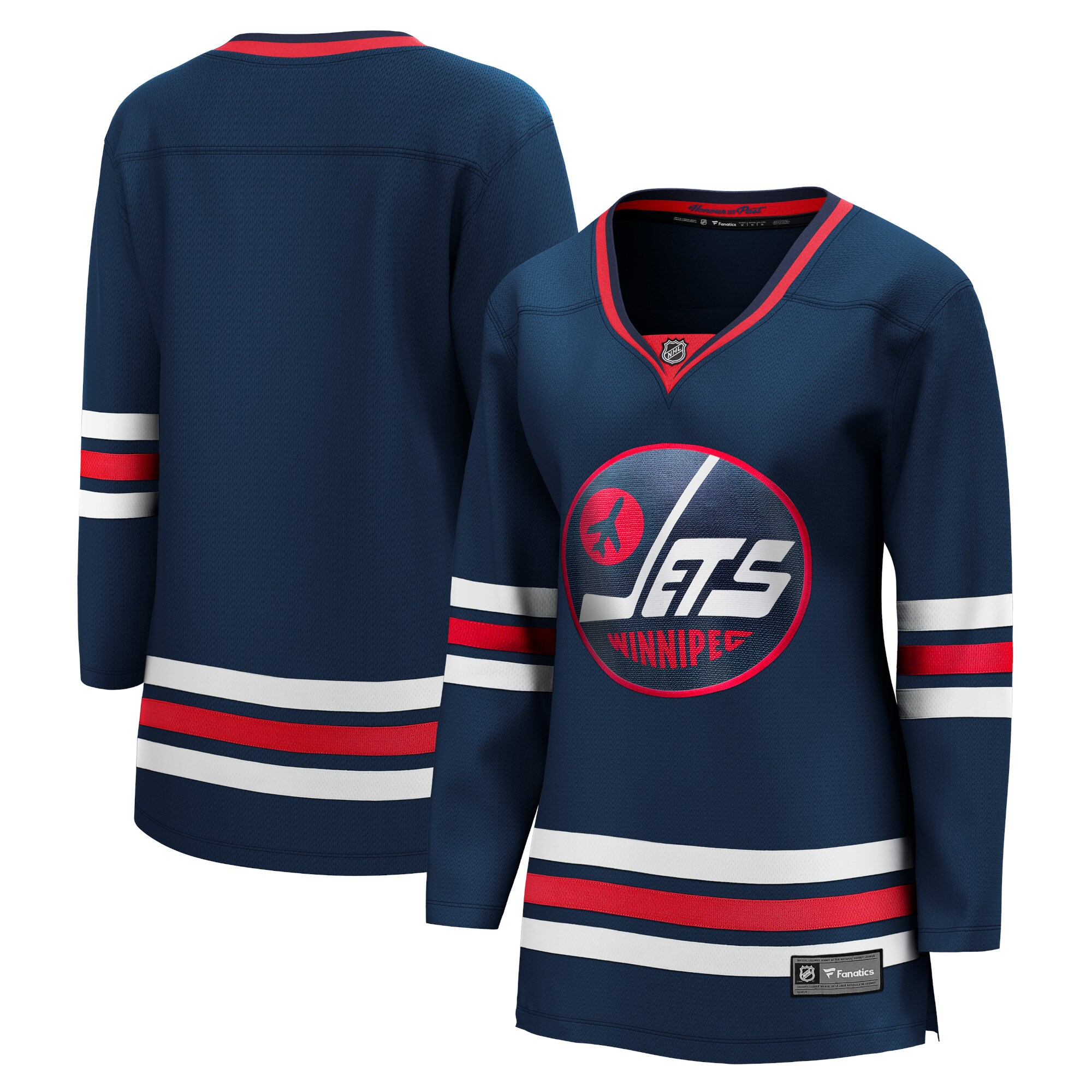 Women's Winnipeg Jets Navy Alternate Premier Breakaway Player Jersey - JS611 