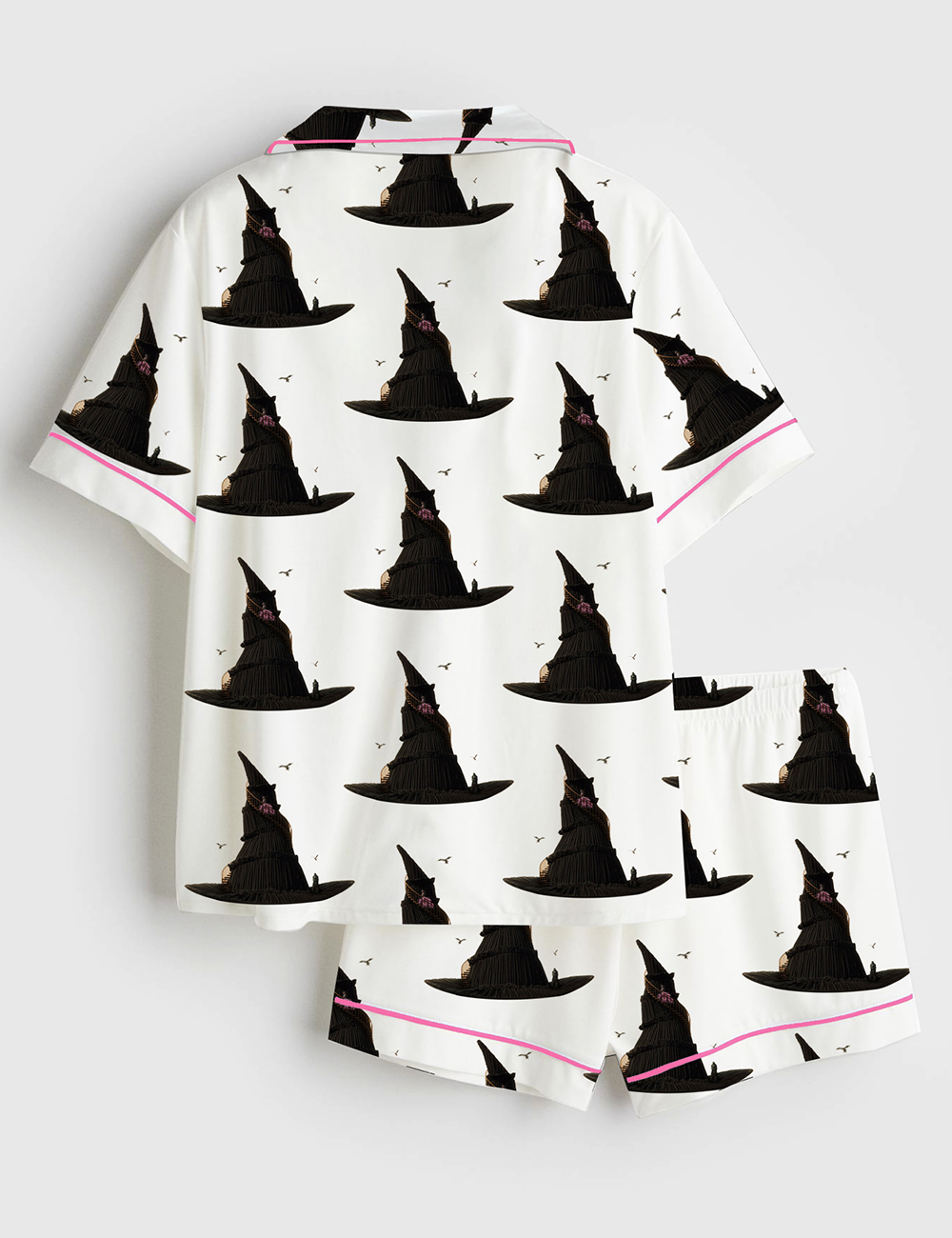 Alternative view of Women's You Will Be Changed Wicked For Good Short Sleeve Satin Pajama Set