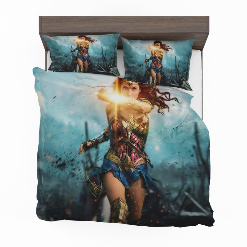 Alternative view of Wonder Woman Diana Prince Gal Gadot Bedding Set - Custom Bedding Set