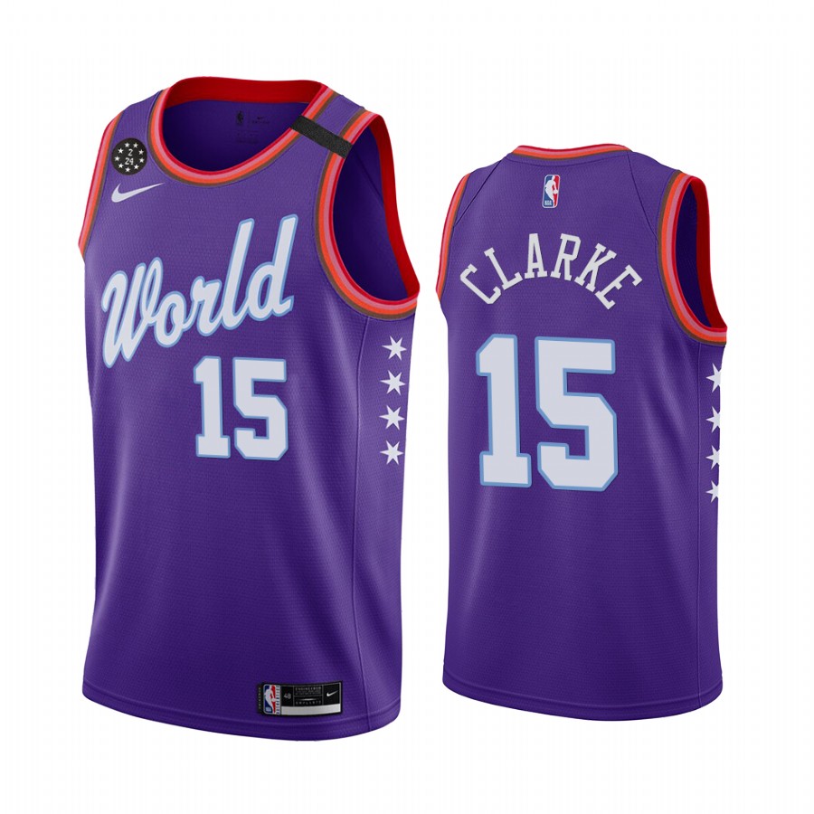 World Team 2020 Nba Rising Star Brandon Clarke Memphis Grizzlies Jersey Purple