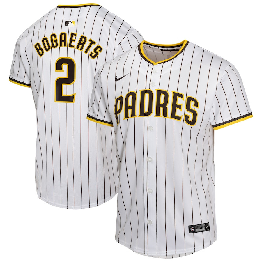 Xander Bogaerts 2 San Diego Padres Home Player Game YOUTH Jersey - White 