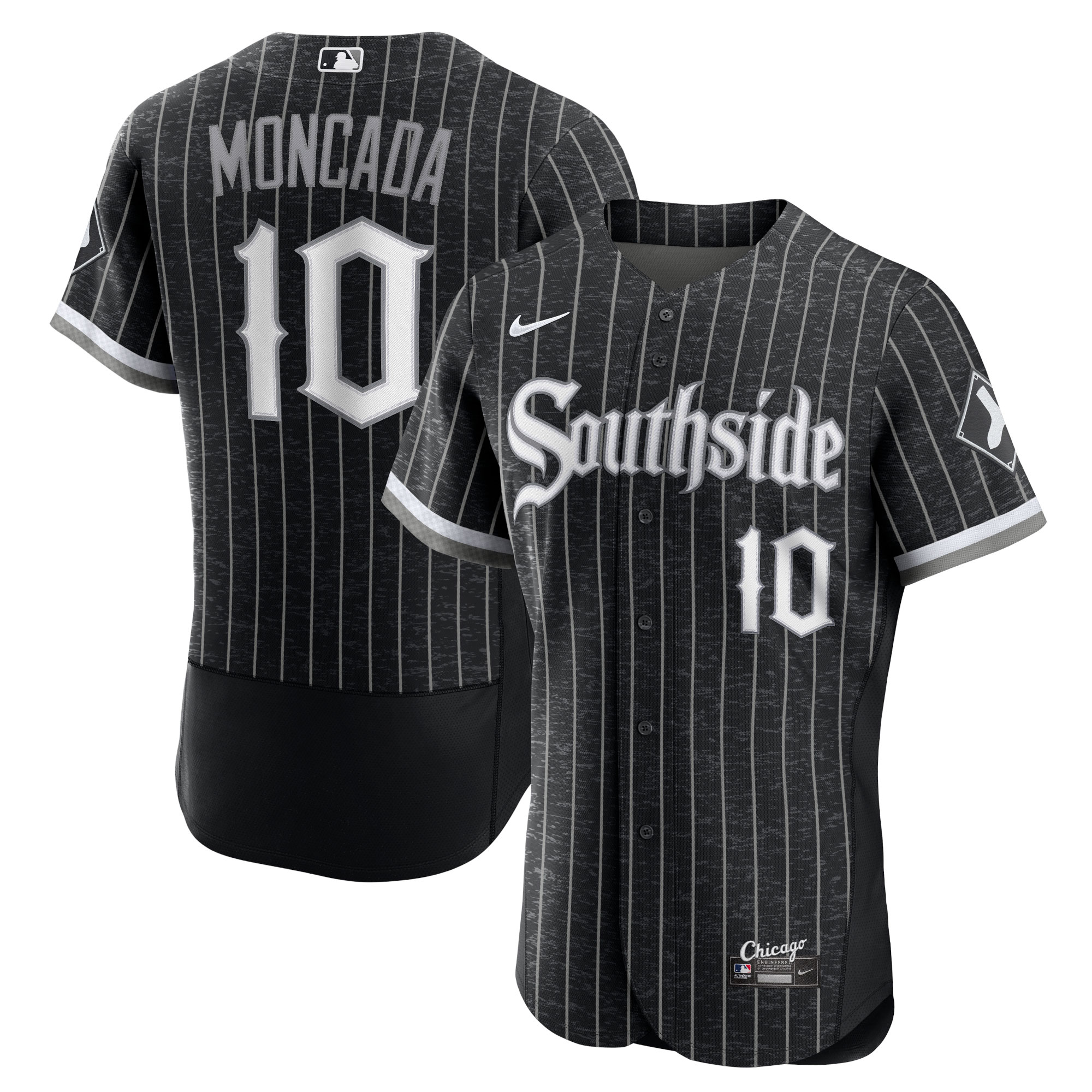 Yoan Moncada Chicago White Sox 2021 City Connect Authentic Player Jersey - Black