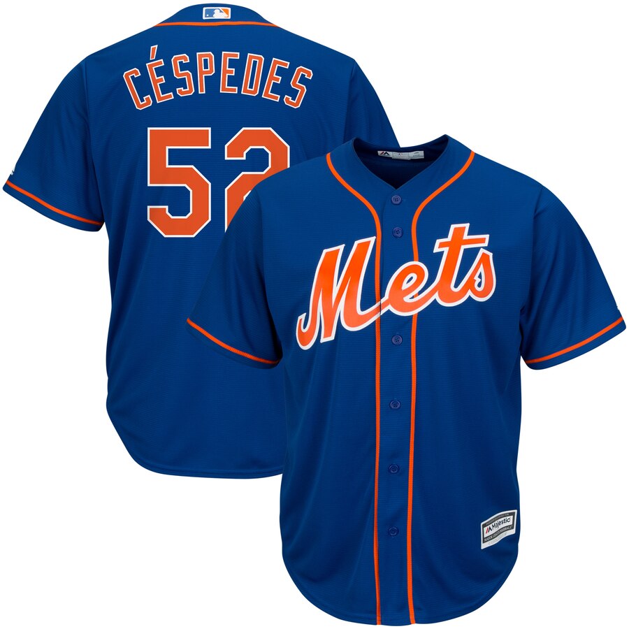Yoenis Cespedes New York Mets Majestic Cool Base Player Jersey – Royal