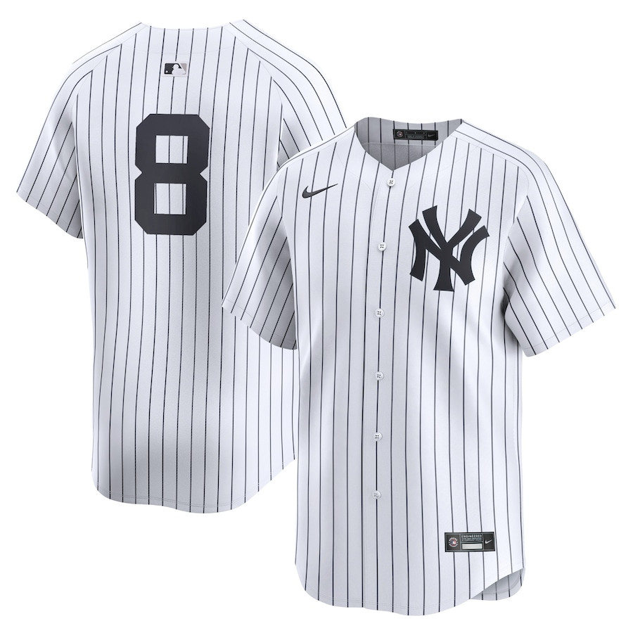 Yogi Berra 8 New York Yankees Home Limited Player Men Jersey - White 