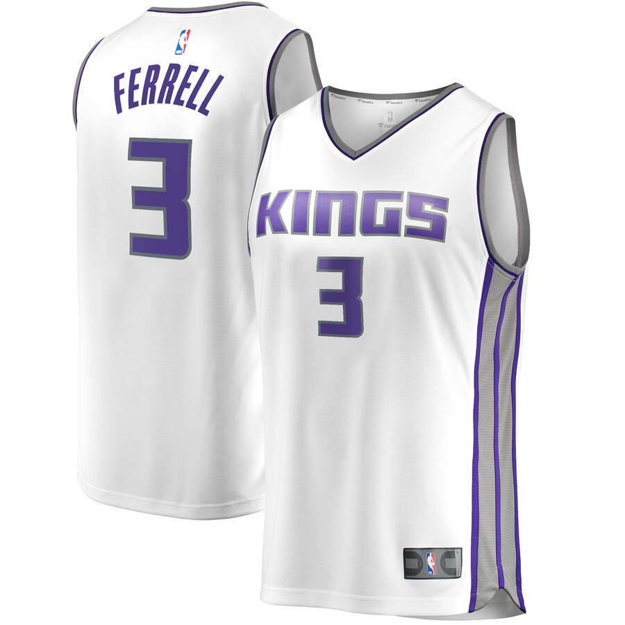 Yogi Ferrell Sacramento Kings Fanatics Branded Fast Break Player Replica Jersey - Association Edition - White
