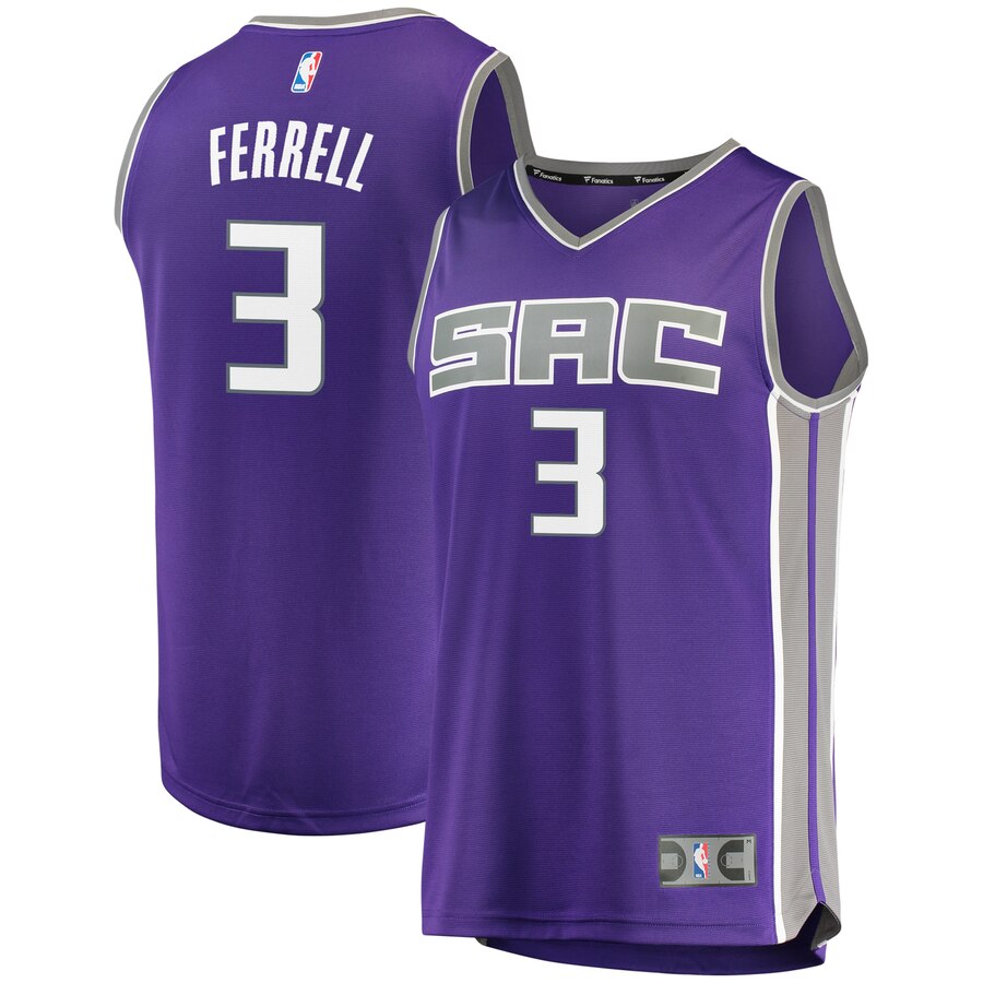 Yogi Ferrell Sacramento Kings Fanatics Branded Fast Break Replica Jersey - Icon Edition - Purple