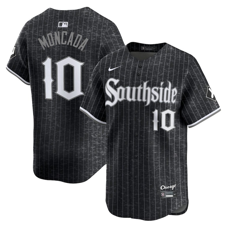 Yoán Moncada 10 Chicago White Sox City Connect Limited Player Men Jersey - Black