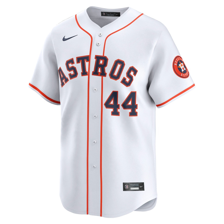 Alternative view of Yordan Alvarez 44 Houston Astros Home Limited Player Men Jersey - White 