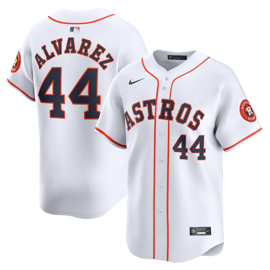 Yordan Alvarez 44 Houston Astros Home Limited Player Men Jersey - White