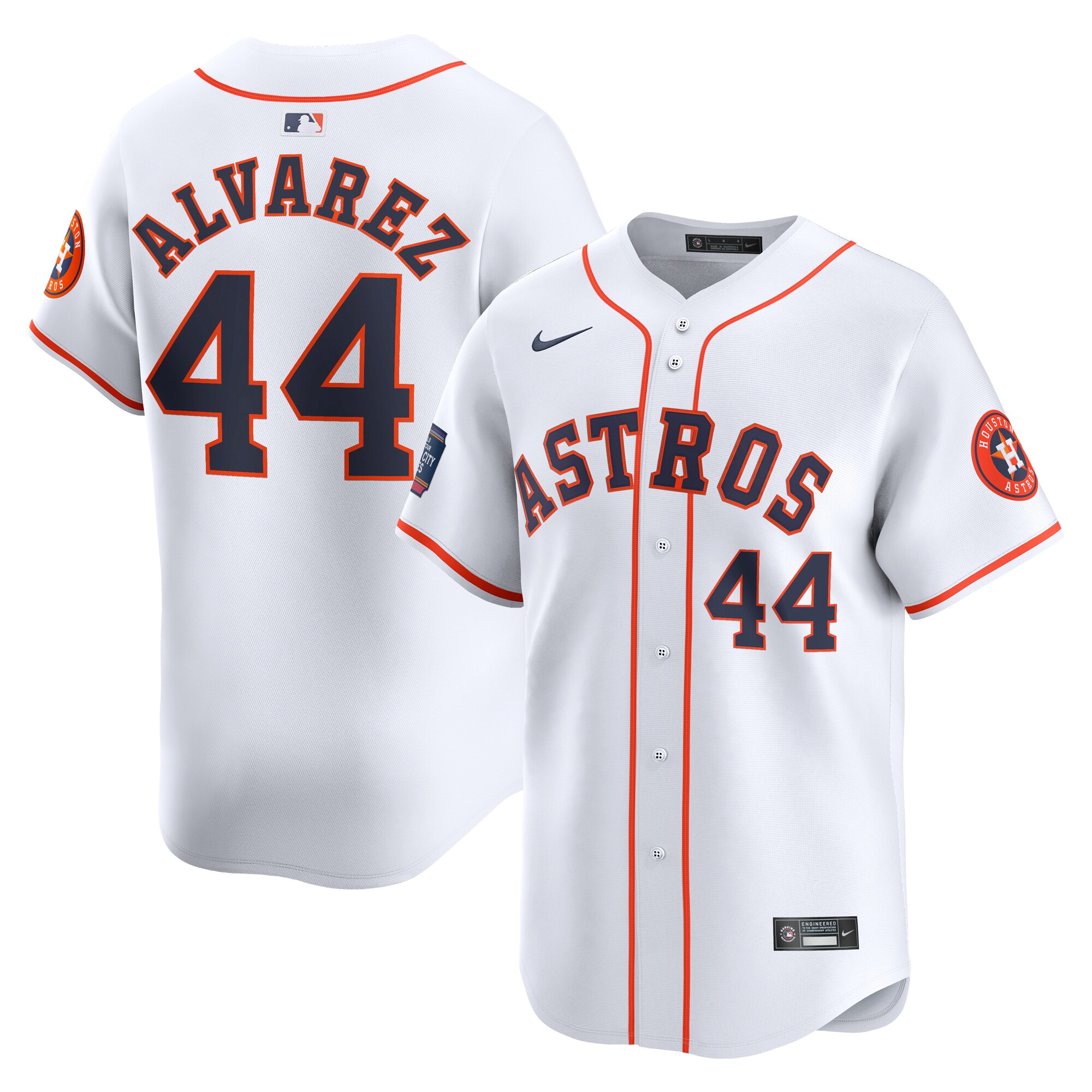 Yordan Alvarez Houston Astros 2024 Mlb World Tour Mexico City Series Home Limited Player Jersey - White