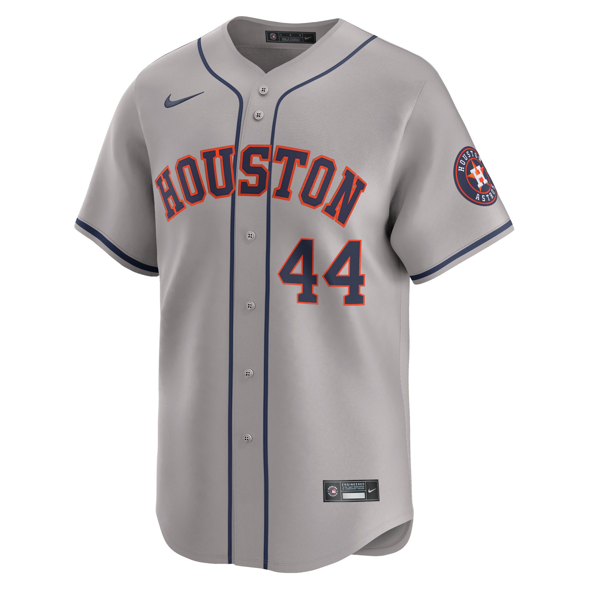Alternative view of Yordan Alvarez Houston Astros Away Limited Player Jersey - Gray
