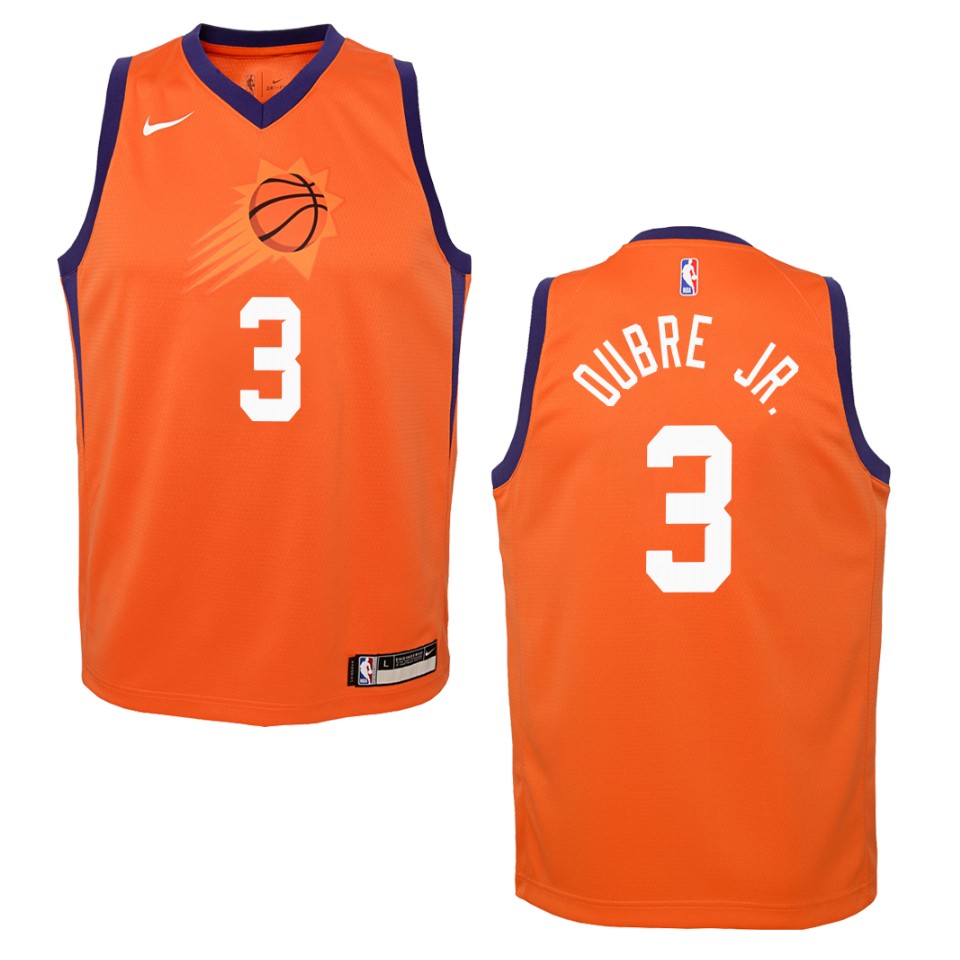 Youth 2019-20 Phoenix Suns #3 Kelly Oubre Jr. Statement Swingman Jersey - Orange